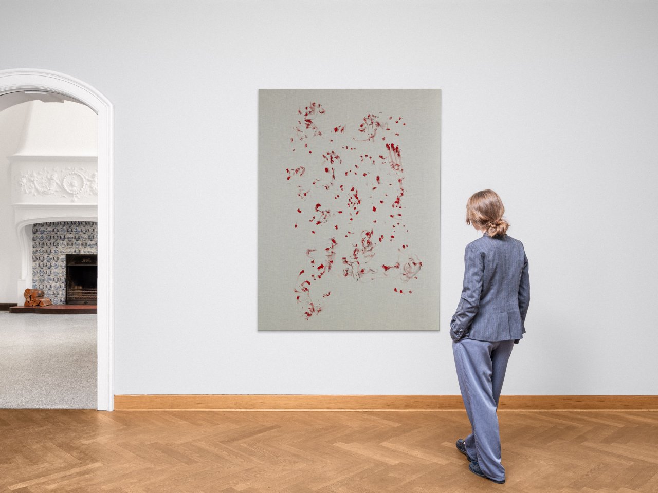 This picture shows the following artwork: Donna Huanca. ”Sex Bleeding”. 2015.