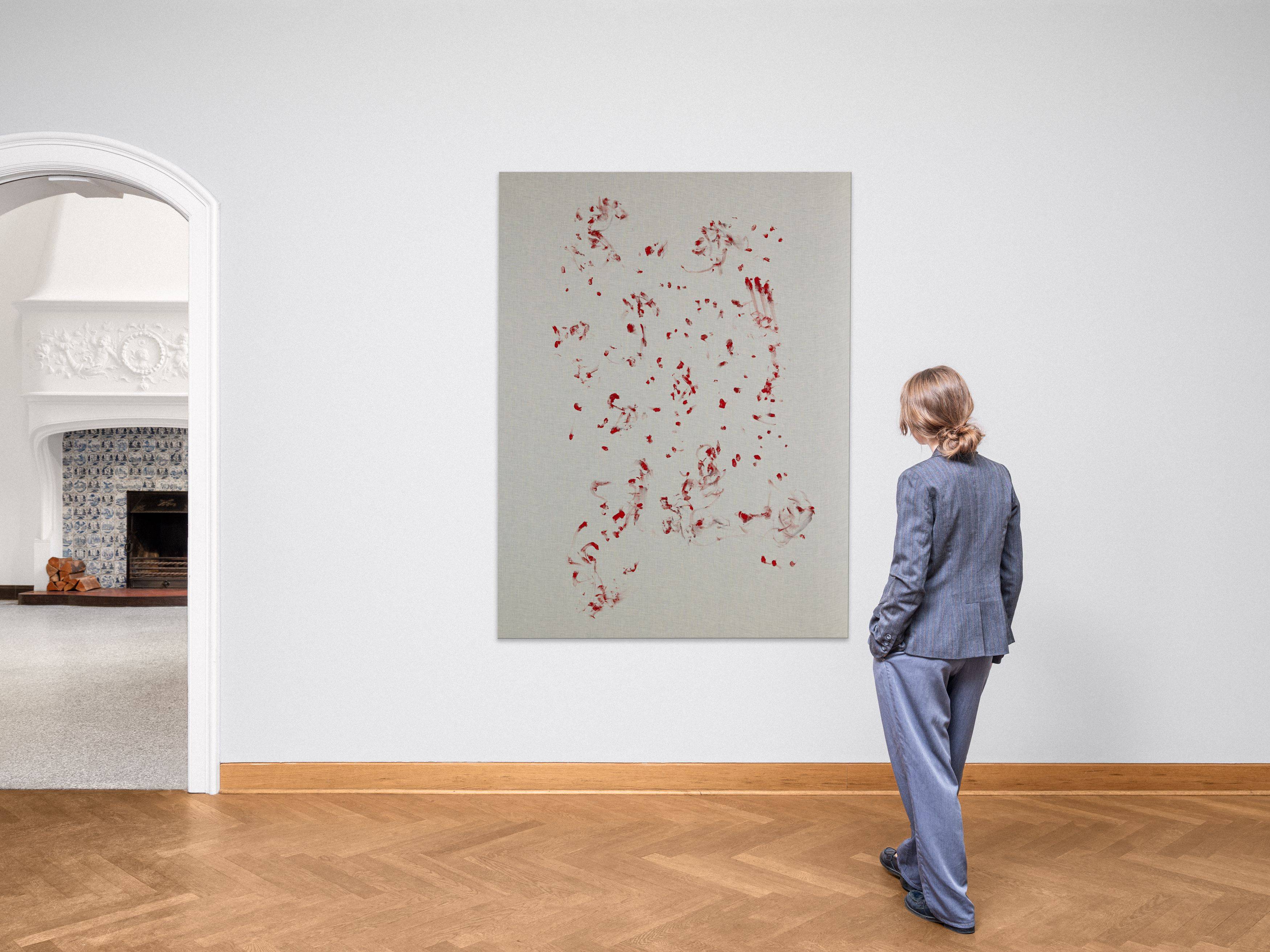 This picture shows the following artwork: Donna Huanca. ”Sex Bleeding”. 2015.