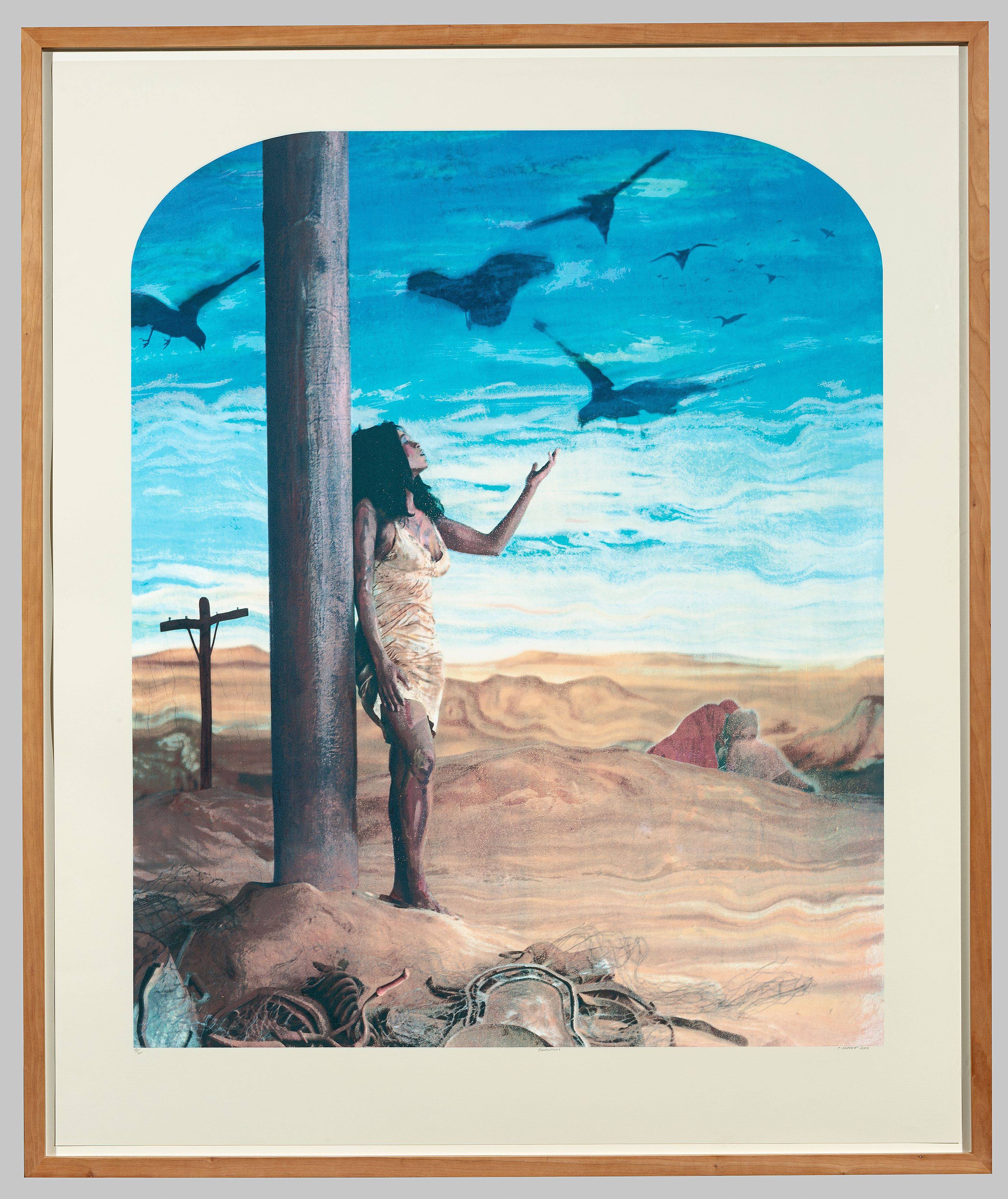 This picture shows the following artwork: Tracey Moffatt. ”Invocations” # 2, from the series ”Invocations”. 2000.