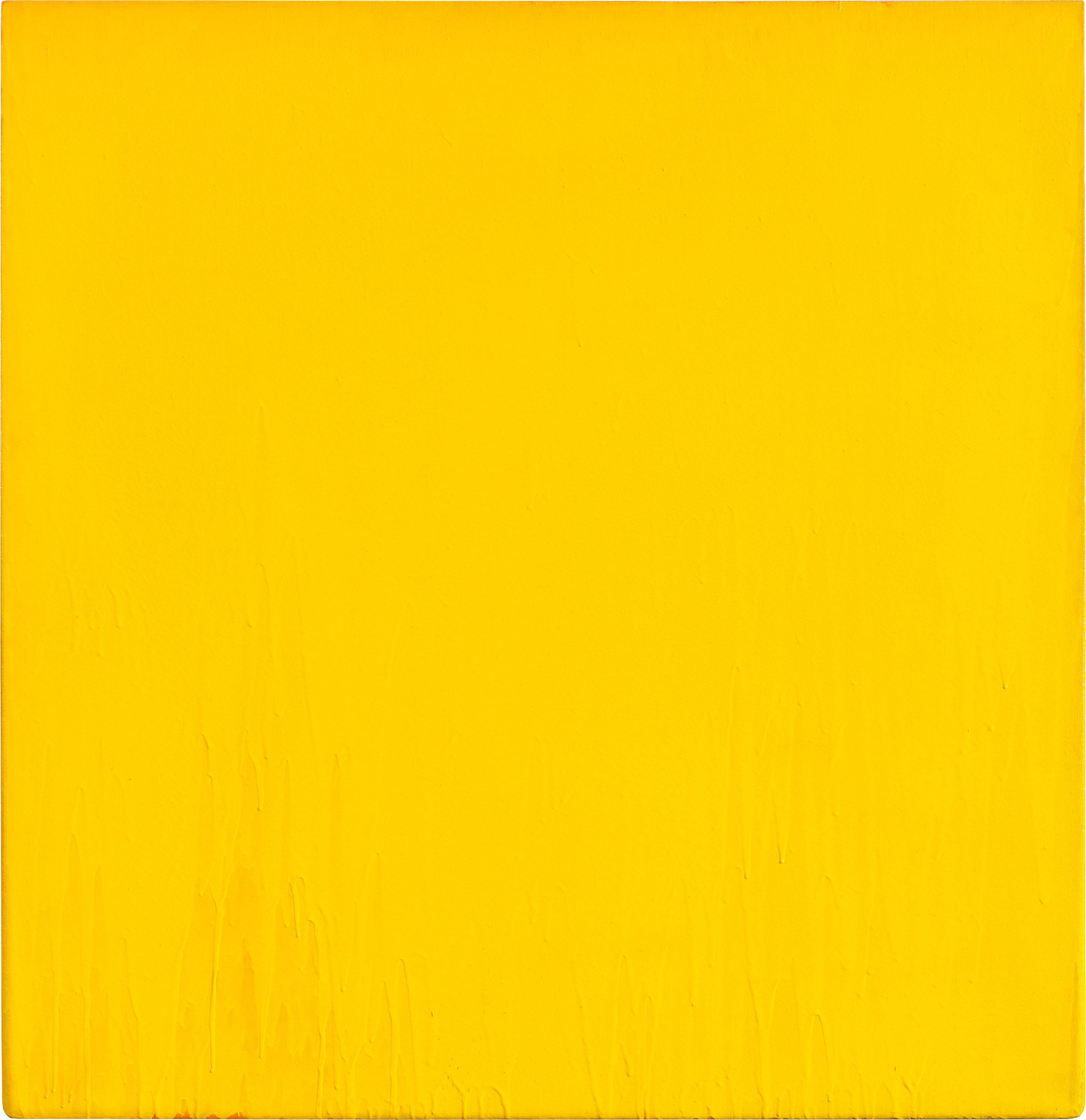 This picture shows the following artwork: Joseph Marioni. Yellow Painting (No. 3). 1986.