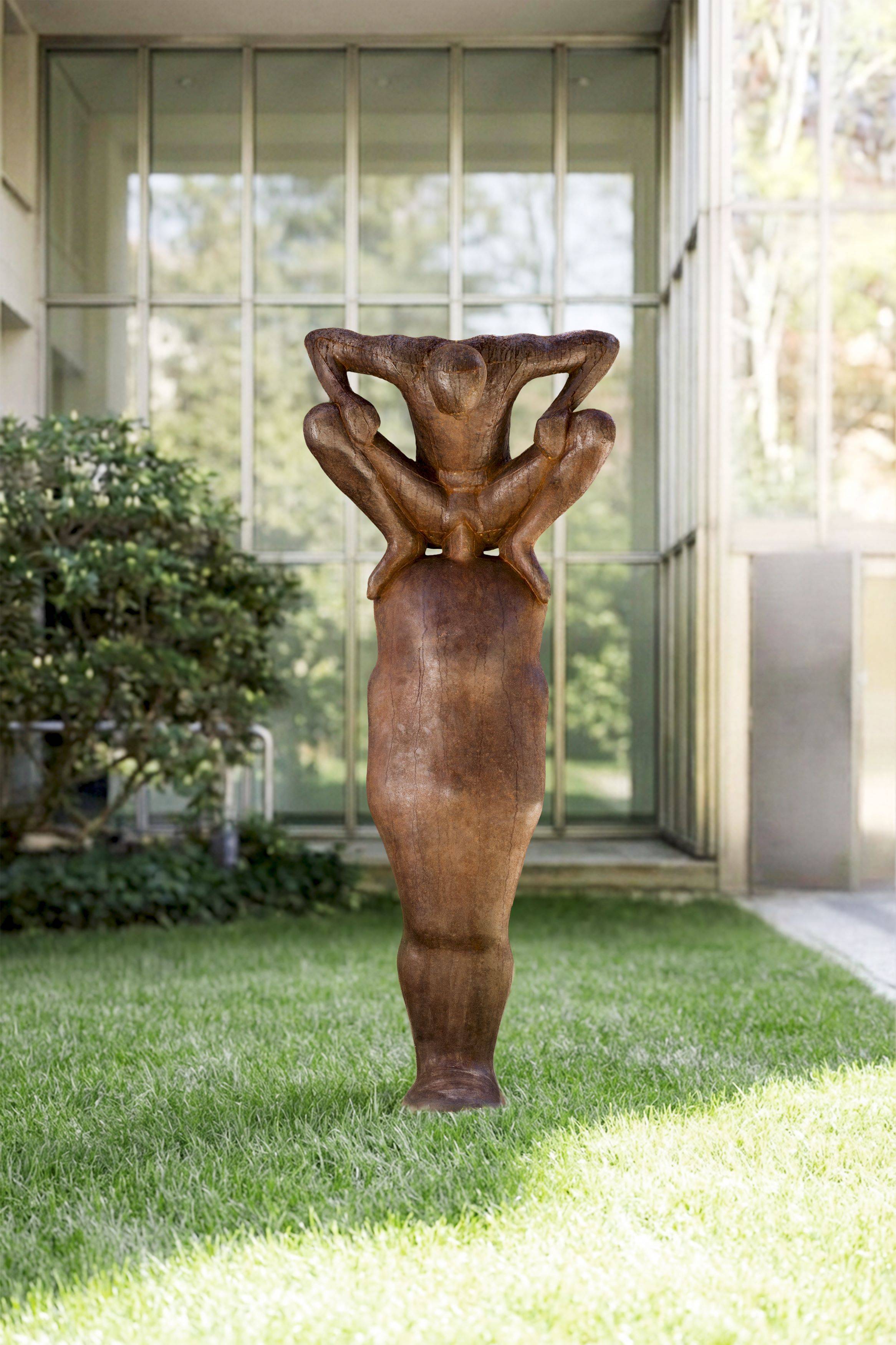 Auf diesem Bild ist das folgende Kunstwerk zu sehen: Antony Gormley. „Bearing II“. 1995.