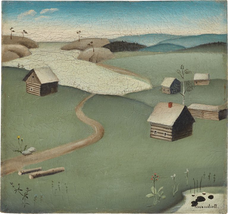 This picture shows the following artwork: Nicolai Wassilieff. Nordic landscape. 1927.