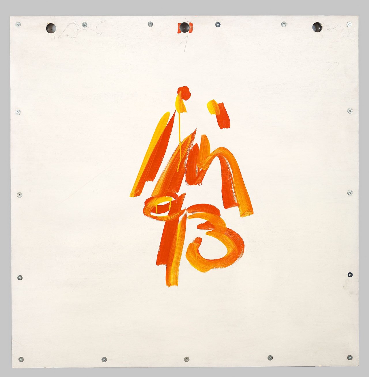 This picture shows the following artwork: Imi Knoebel. Cry, cry baby. 1993.