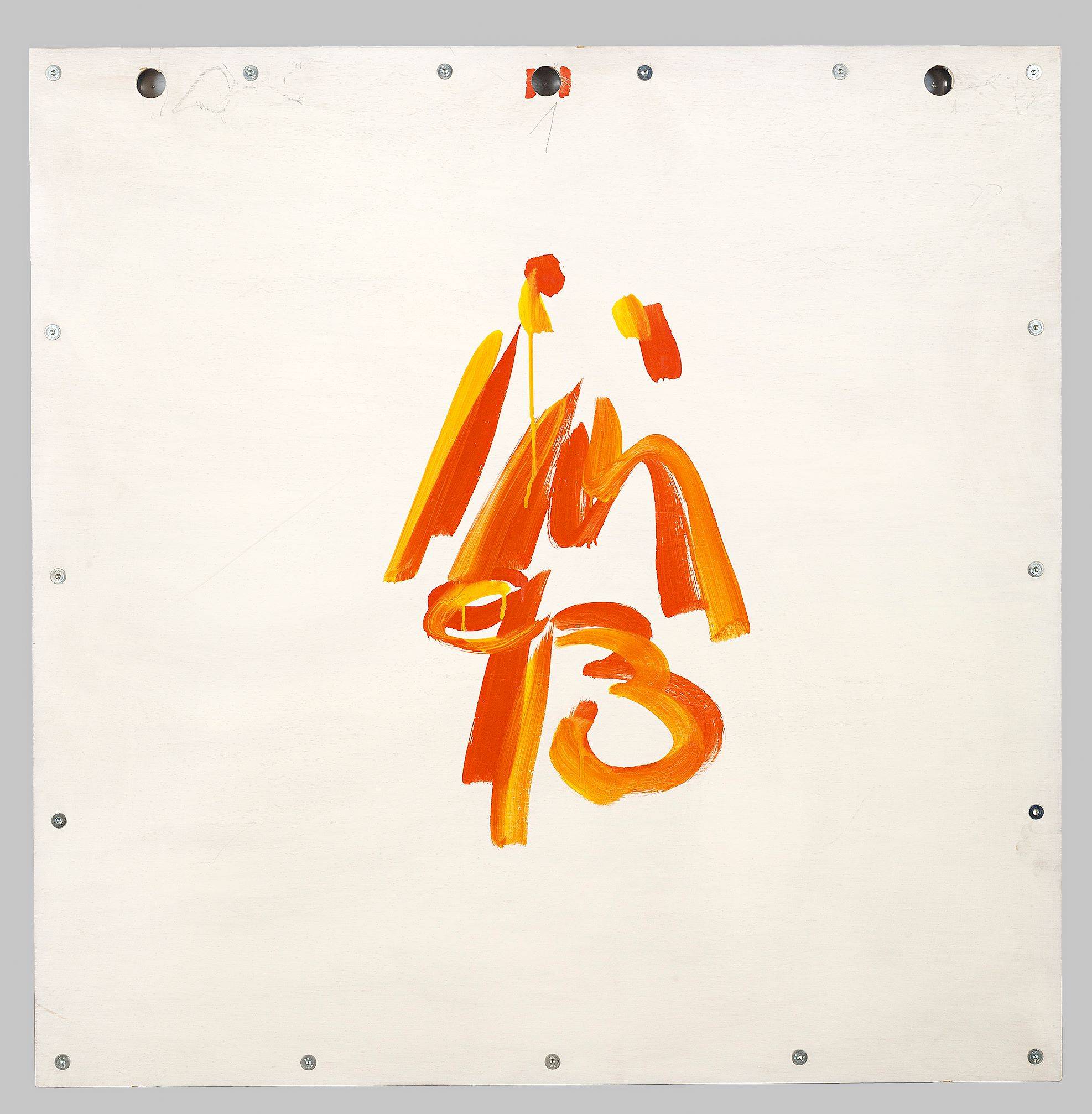 This picture shows the following artwork: Imi Knoebel. Cry, cry baby. 1993.