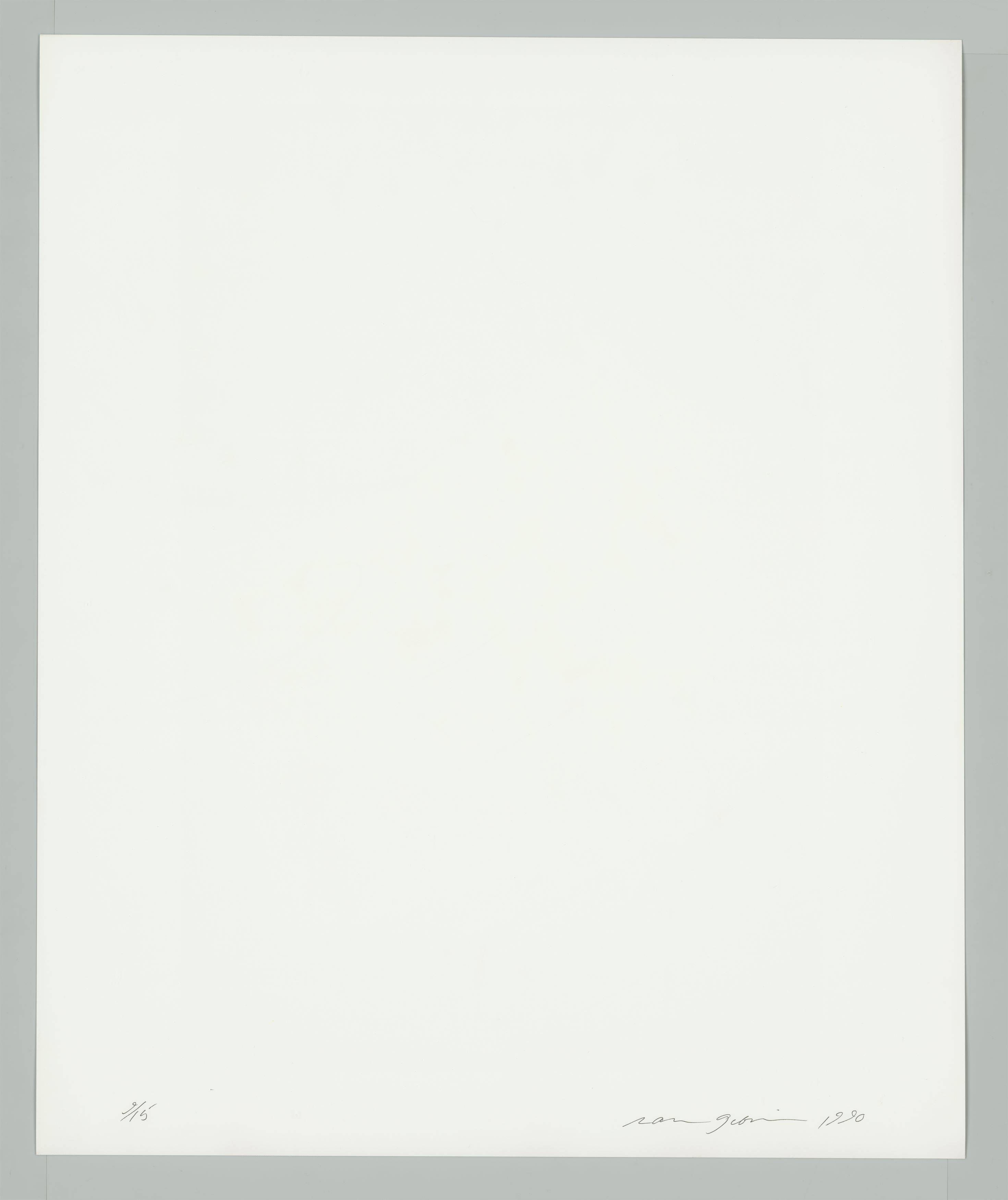 This picture shows the following artwork: Ralph Gibson. Aus der Serie ”L'Histoire de France”, 1971–2023. 1990.