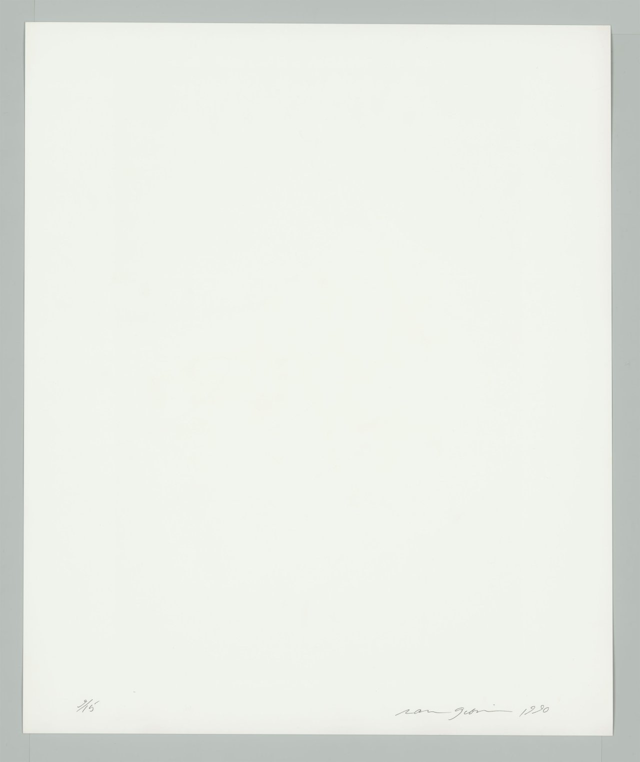 This picture shows the following artwork: Ralph Gibson. Aus der Serie ”L'Histoire de France”, 1971–2023. 1990.