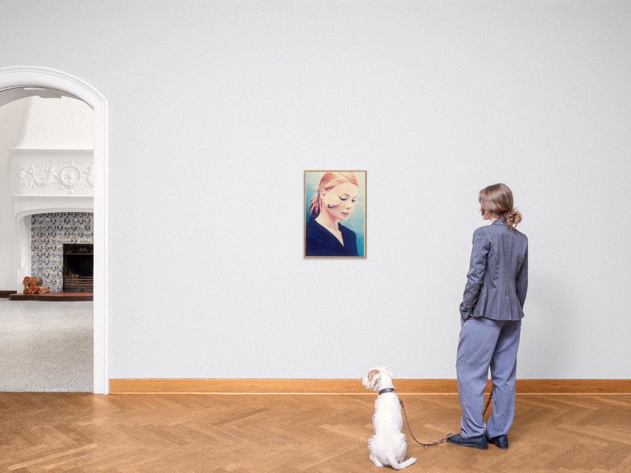 This picture shows the following artwork: Daniele Buetti. ”Nike”, from the series ”Looking for Love”. 1996–2002.