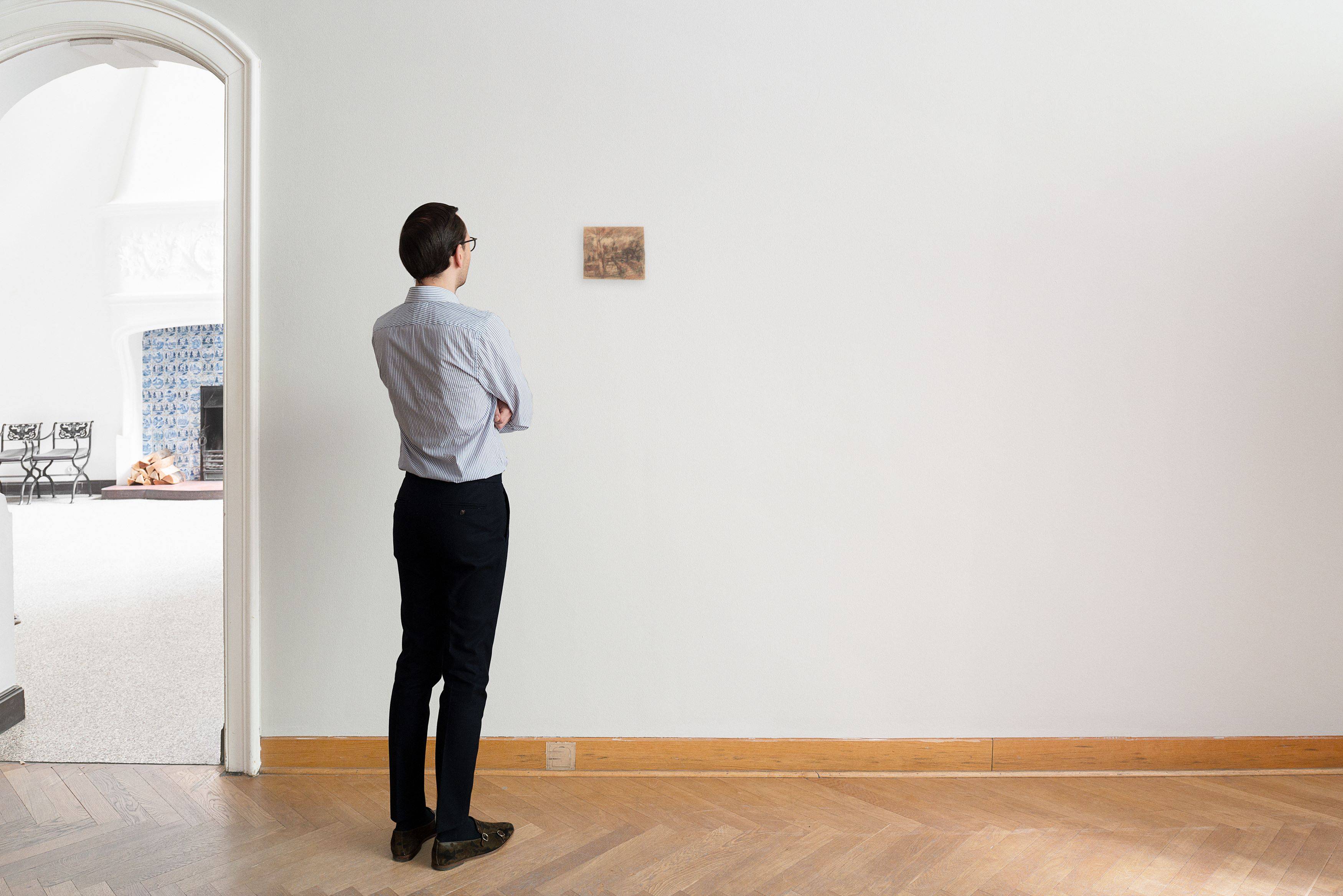 This picture shows the following artwork: Otto Modersohn. Moorlands with canal. Circa 1936.
