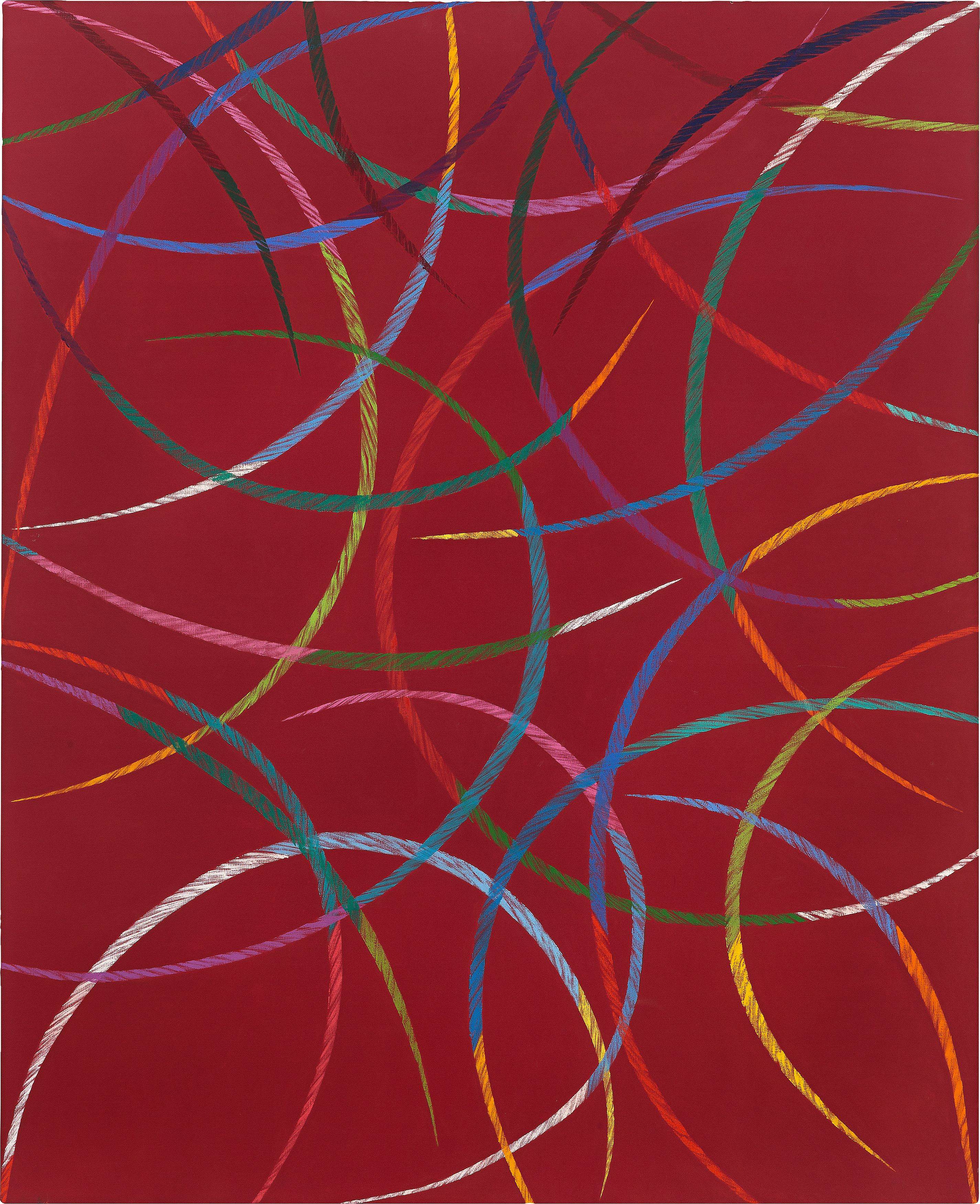 This picture shows the following artwork: Piero Dorazio. ”GROCK” I. 1991.