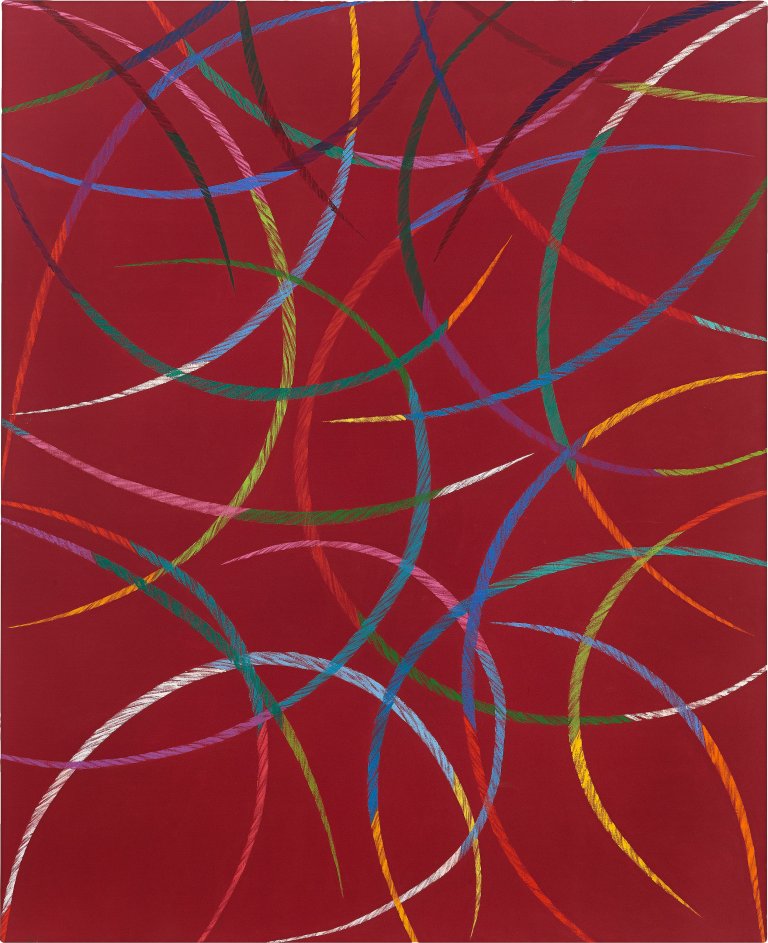 This picture shows the following artwork: Piero Dorazio. ”GROCK” I. 1991.