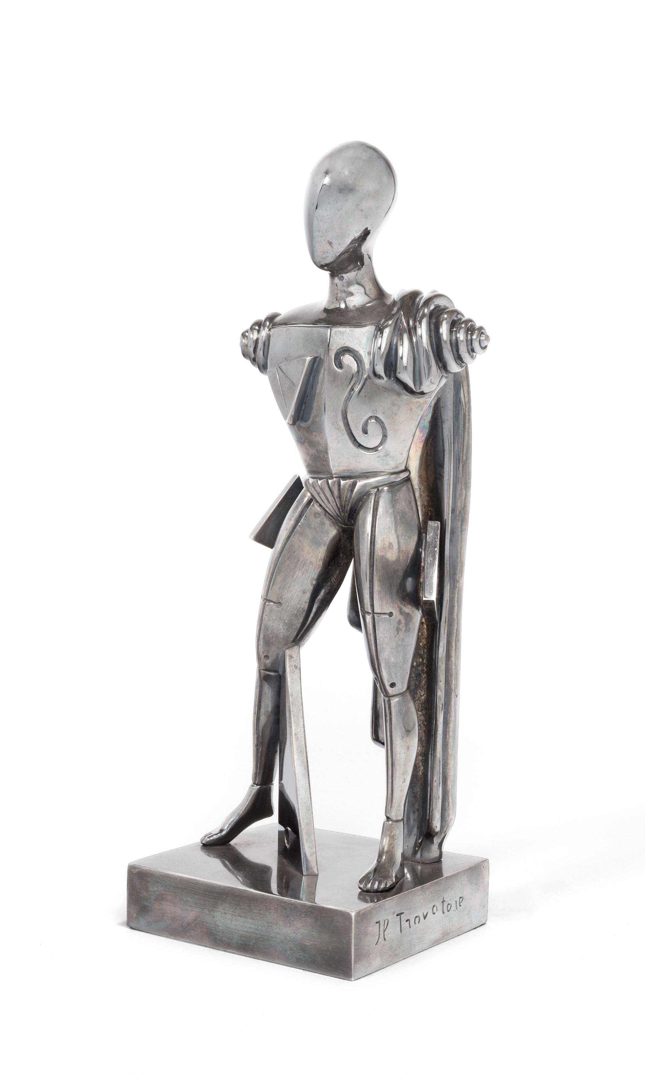 This picture shows the following artwork: Giorgio de Chirico. ”Il Trovatore”. Circa 1971.