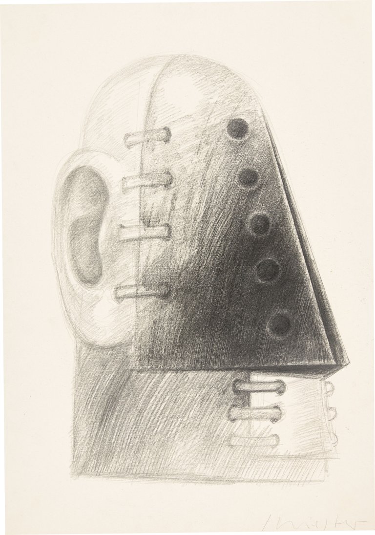 Auf diesem Bild ist das folgende Kunstwerk zu sehen: Rainer Kriester. Kopf.
