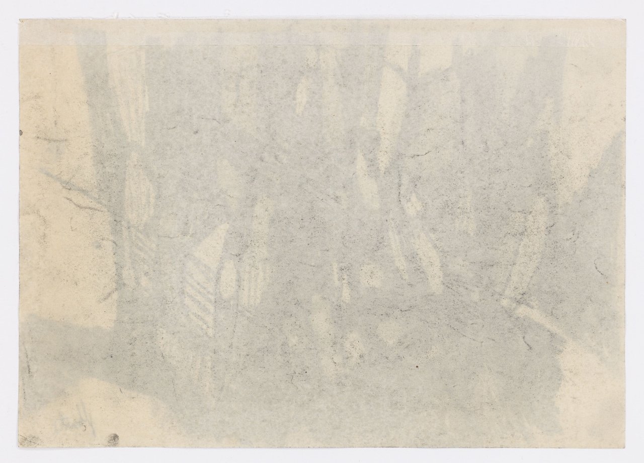 This picture shows the following artwork: Fritz Winter. Untitled. 1936.