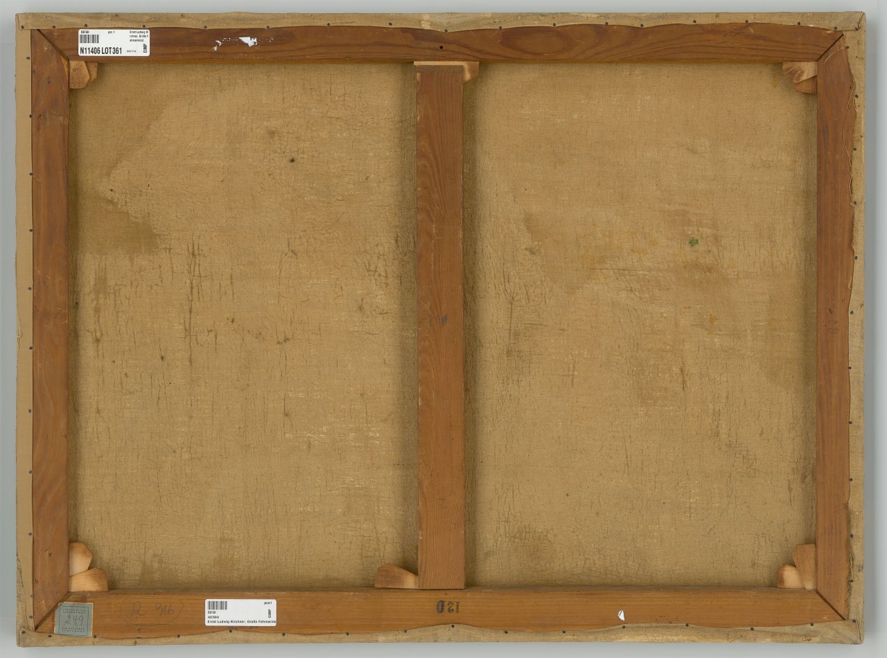 This picture shows the following artwork: Ernst Ludwig Kirchner. ”Große Fehmarnküste”. 1913.