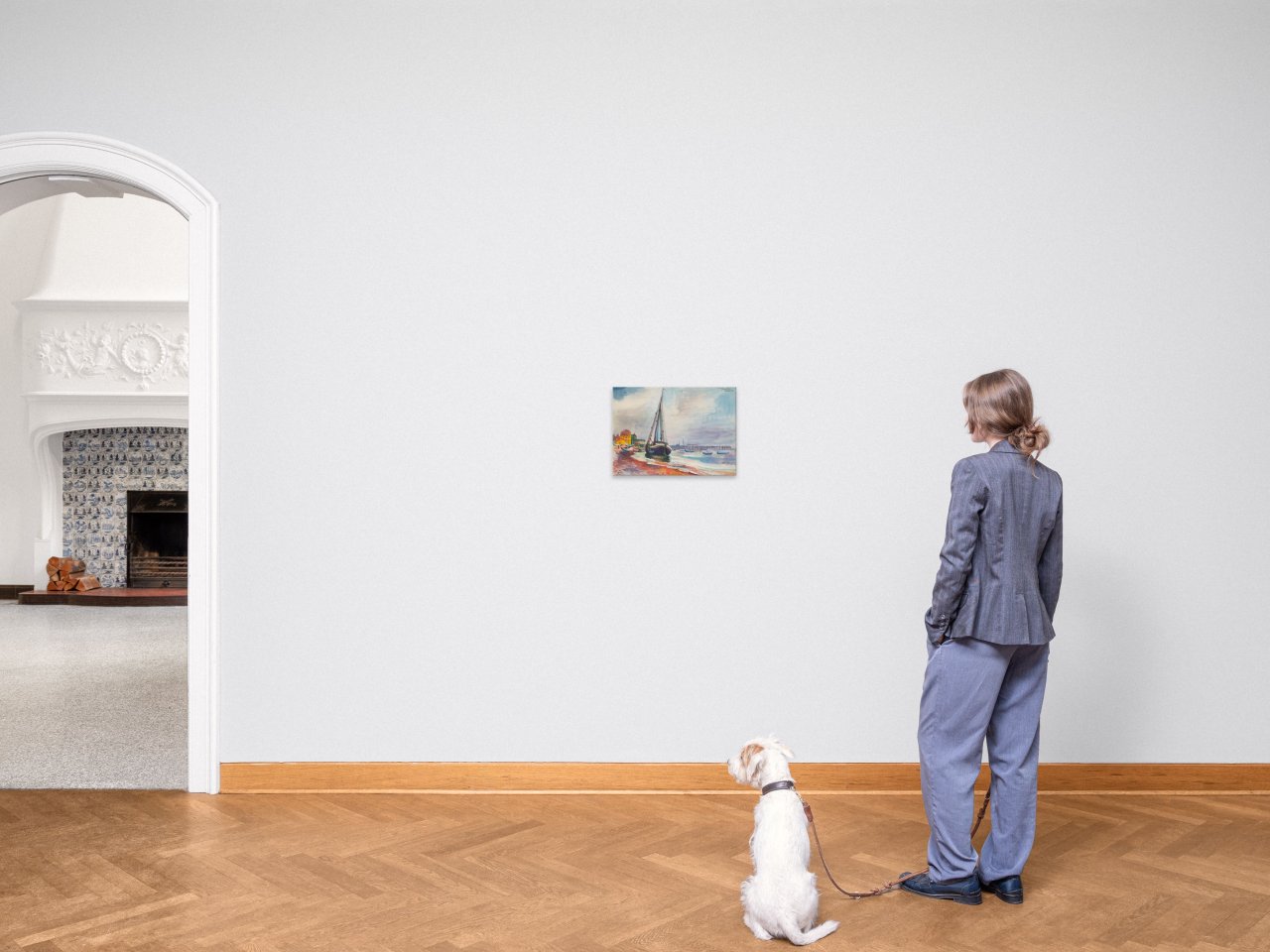 This picture shows the following artwork: Conrad Felixmüller. ”Helgoland”. 1924.