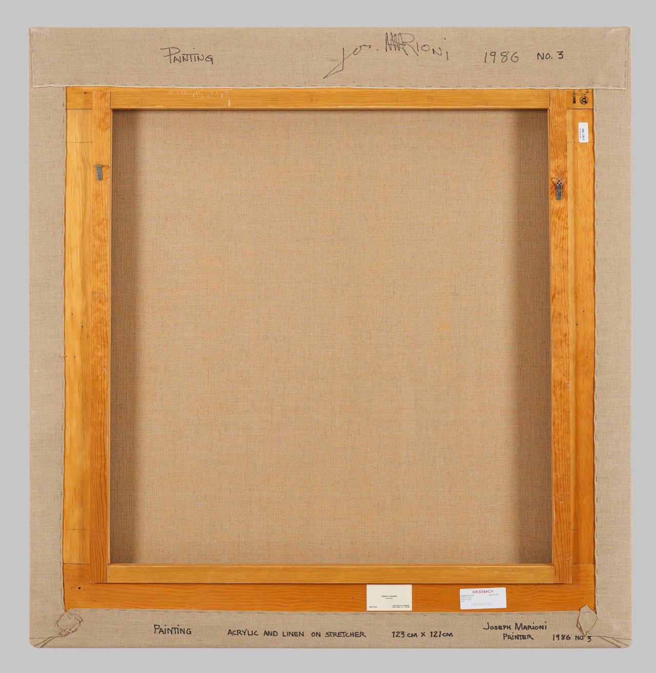This picture shows the following artwork: Joseph Marioni. Yellow Painting (No. 3). 1986.