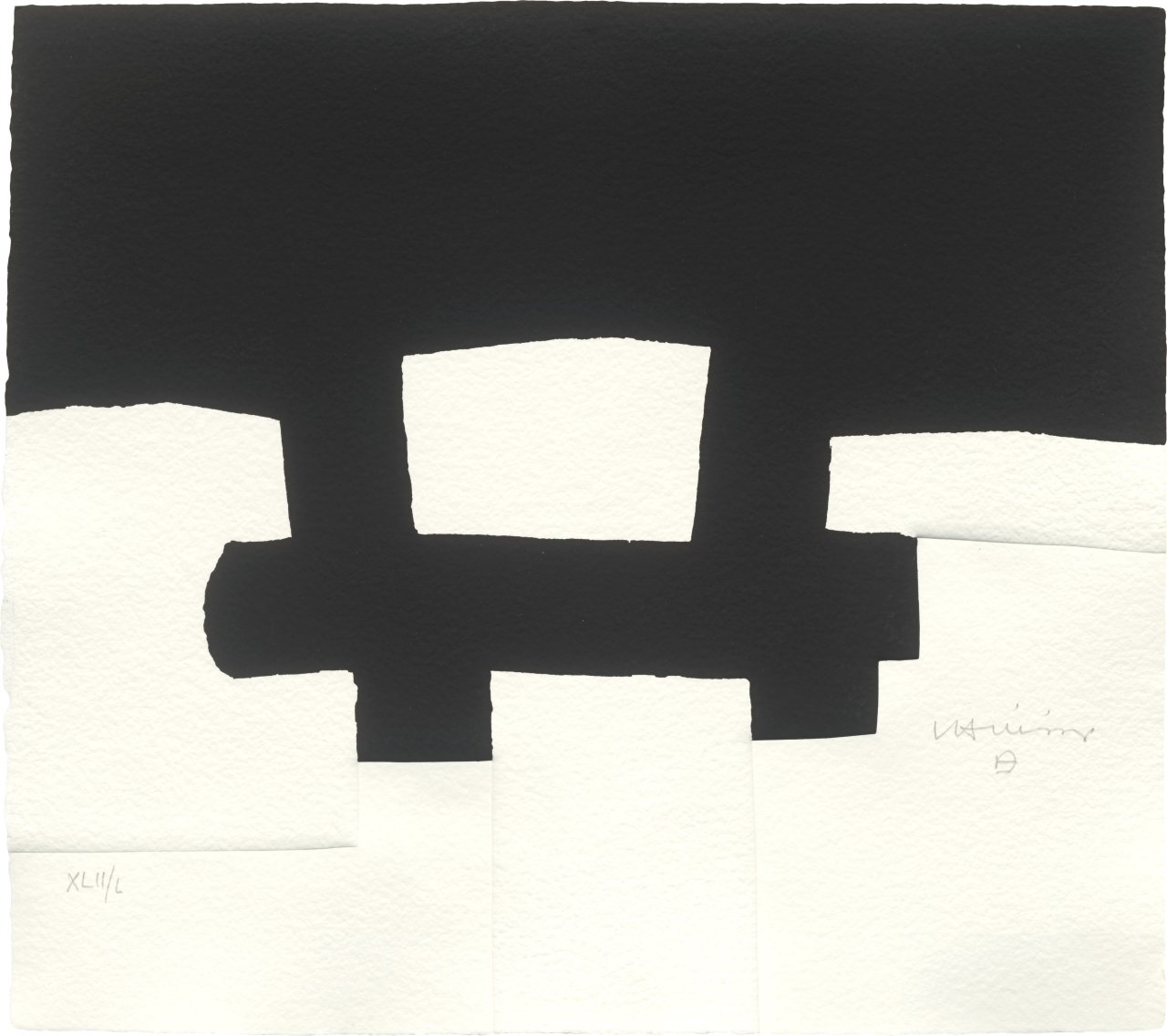 Auf diesem Bild ist das folgende Kunstwerk zu sehen: Eduardo Chillida. „Berlin“. 1990.