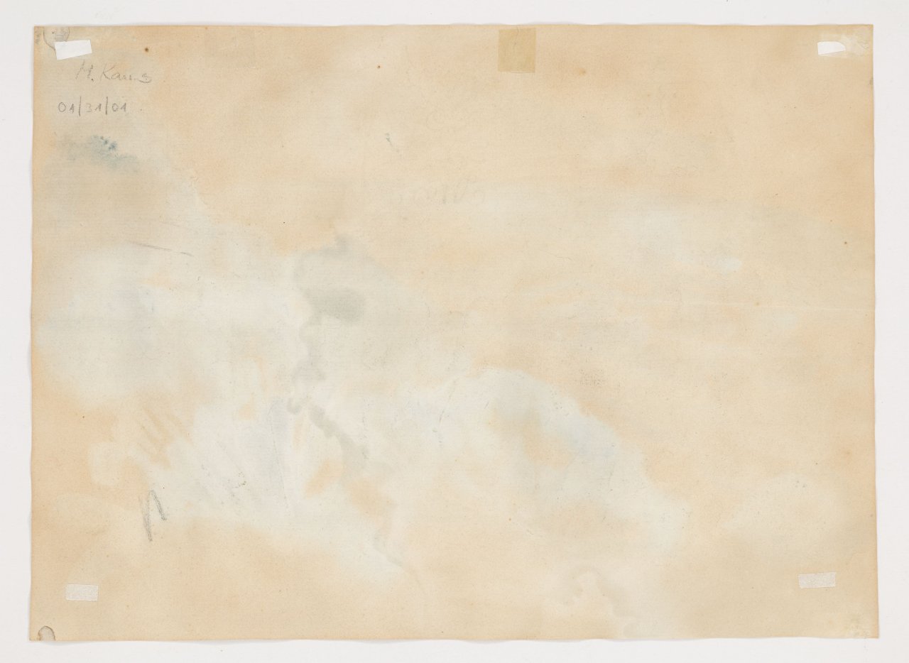 This picture shows the following artwork: Max Kaus. Coastal landscape. 1923.