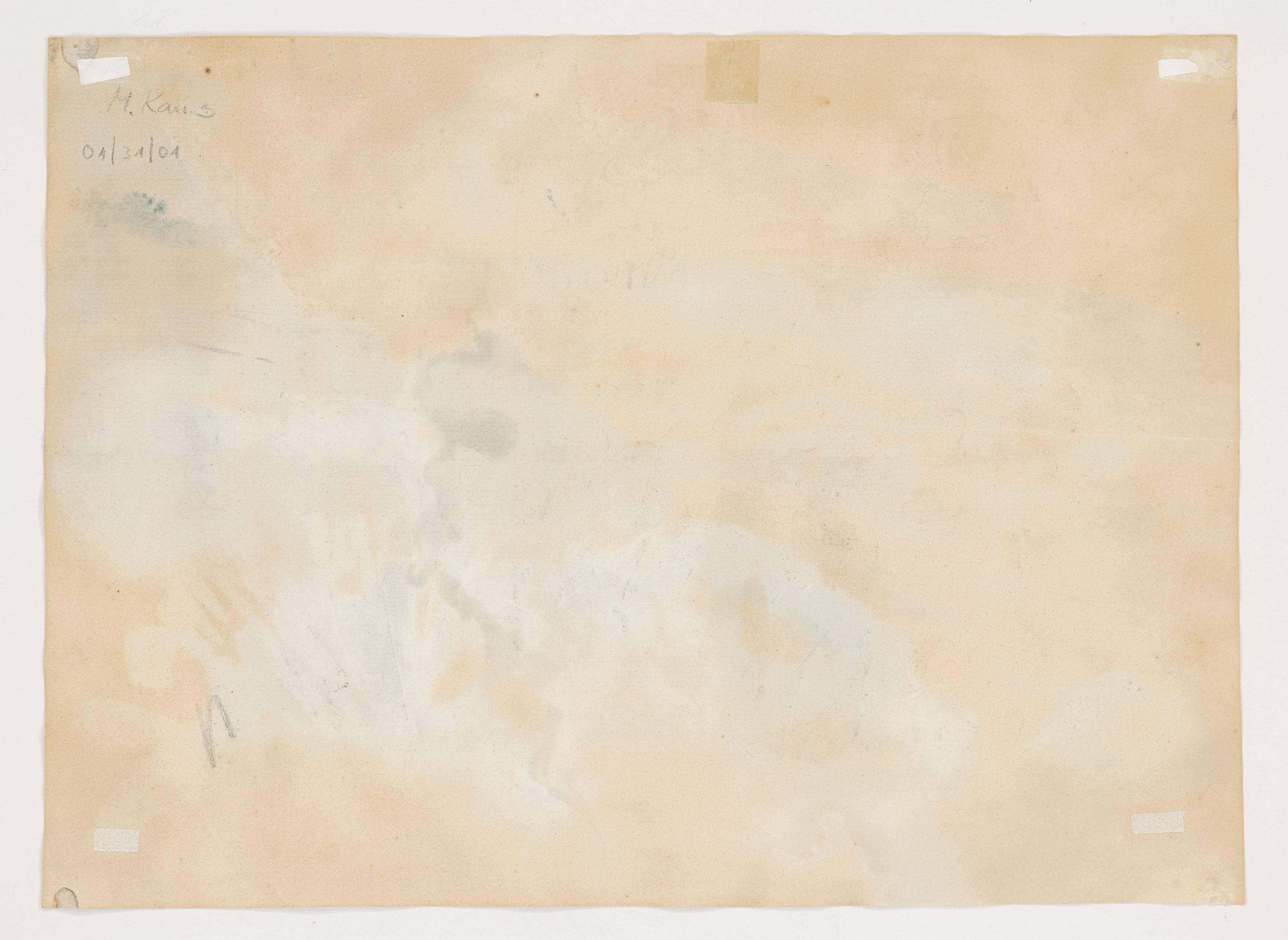 This picture shows the following artwork: Max Kaus. Coastal landscape. 1923.