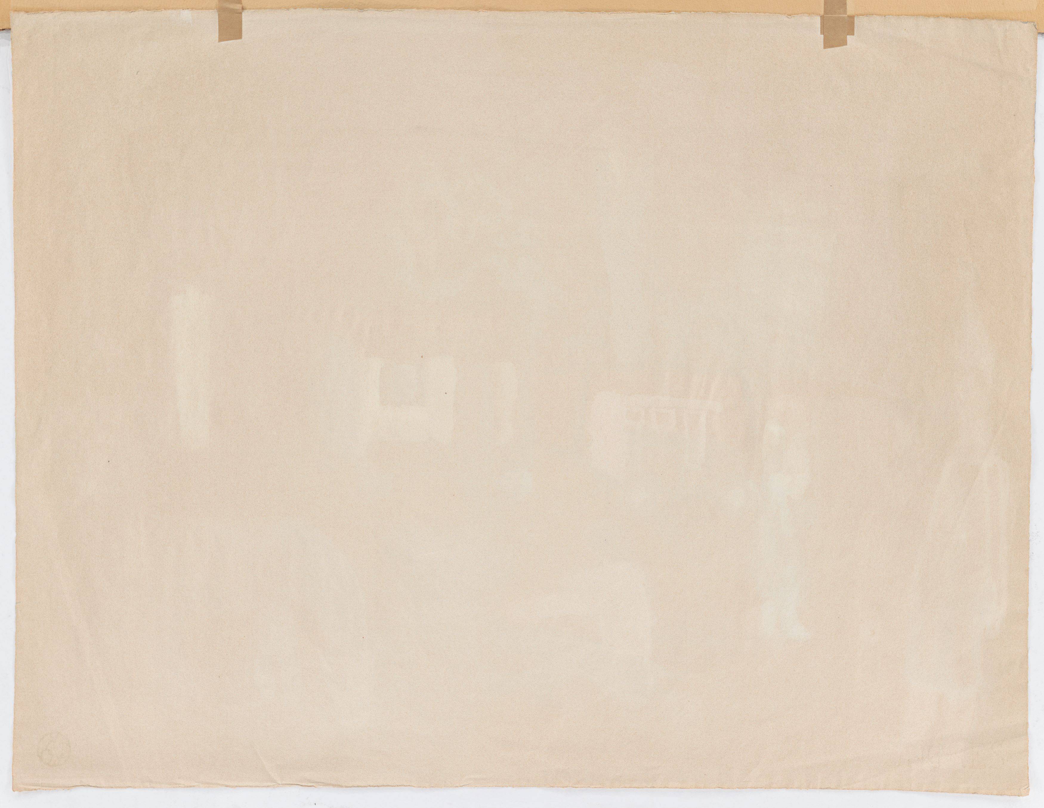 This picture shows the following artwork: Werner Gilles. Scene with circus caravan.