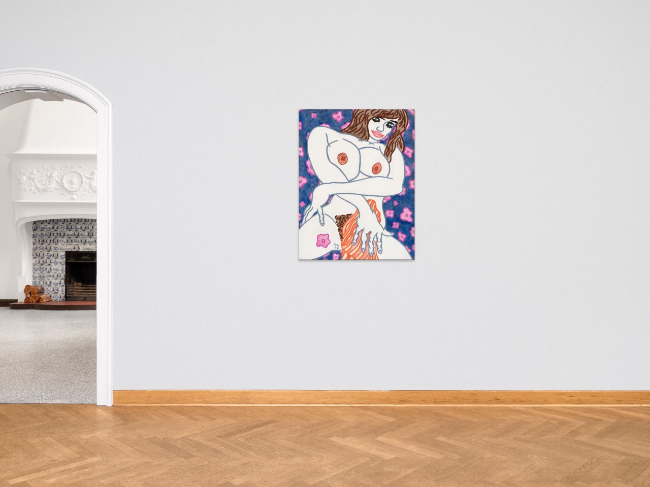 Auf diesem Bild ist das folgende Kunstwerk zu sehen: William N. Copley. „LA STRADA“. 1974.
