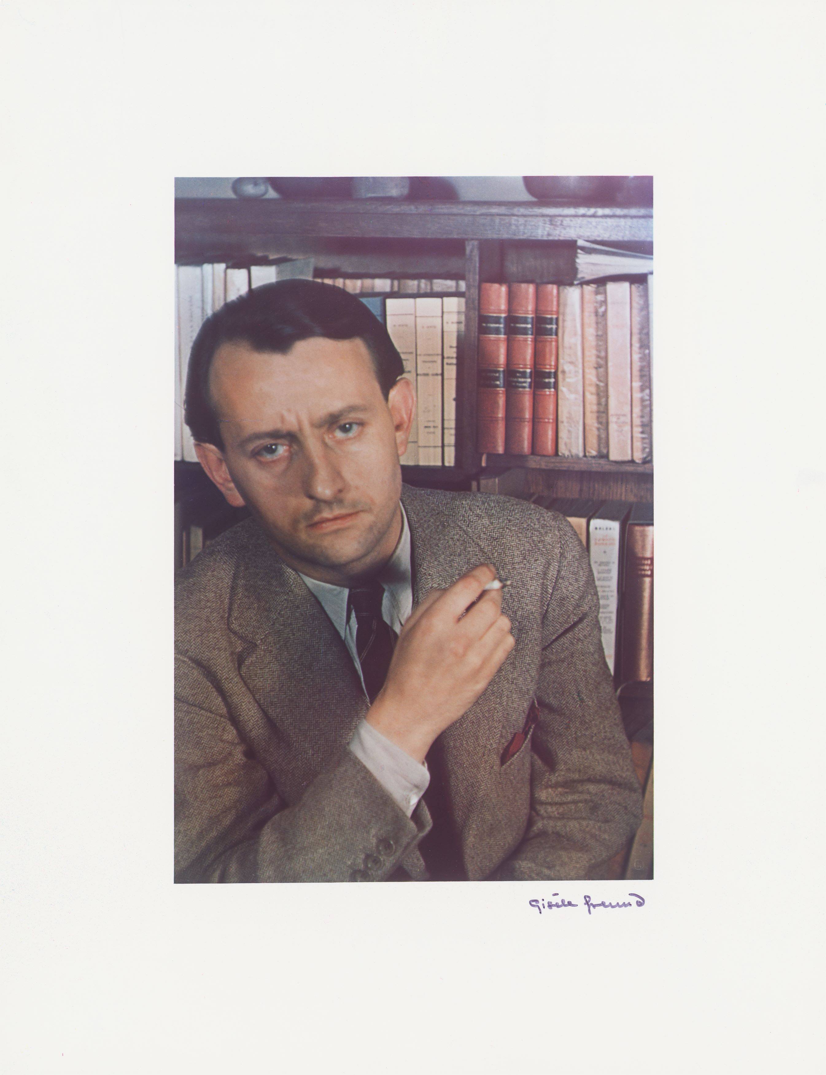 This picture shows the following artwork: Gisèle Freund. André Malraux. 1939.