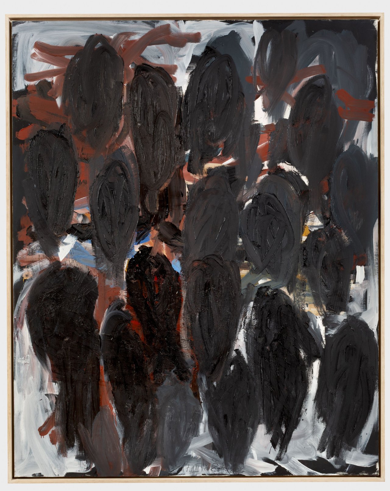 This picture shows the following artwork: Georg Baselitz. ”Tränen”. 1986.