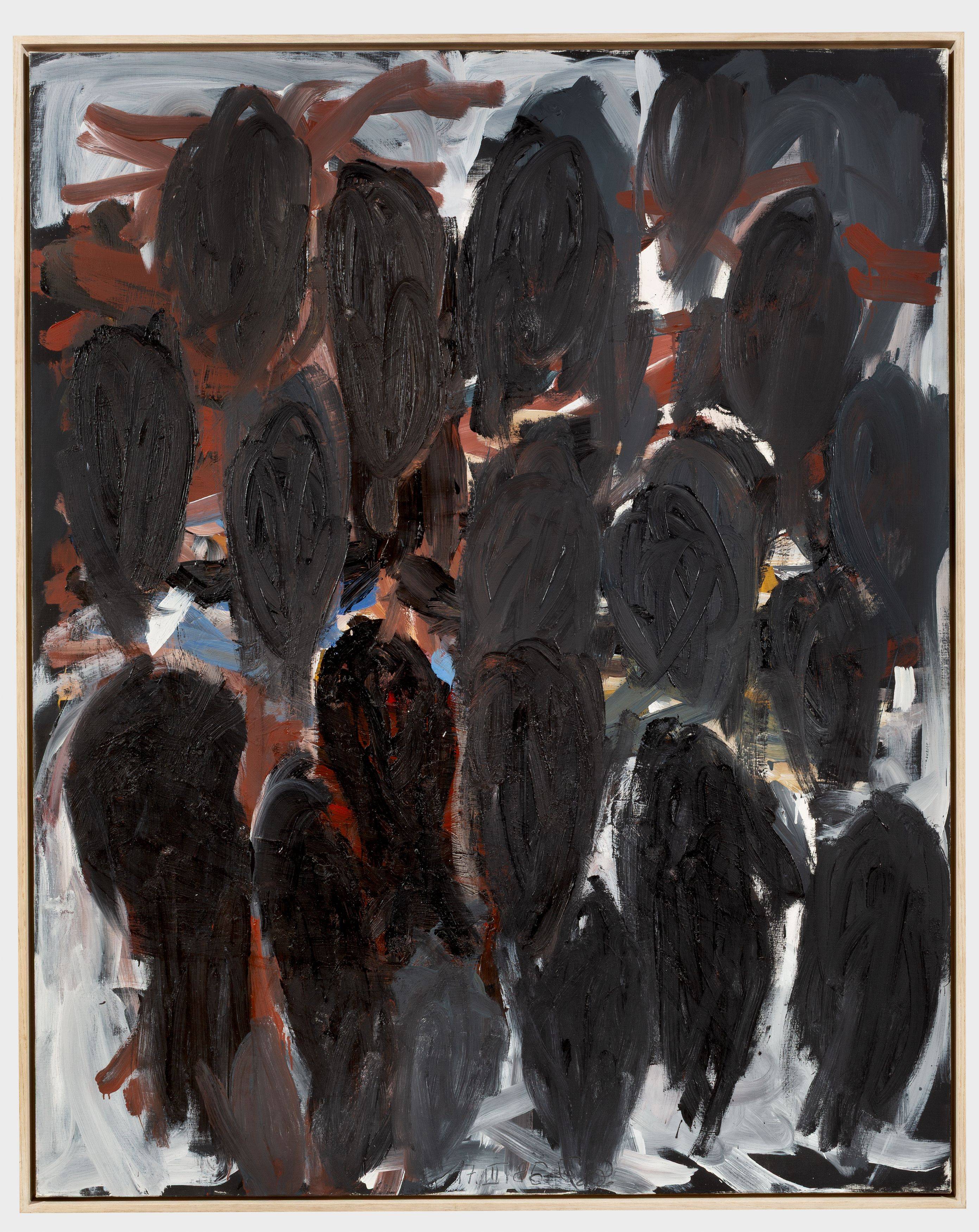 This picture shows the following artwork: Georg Baselitz. ”Tränen”. 1986.