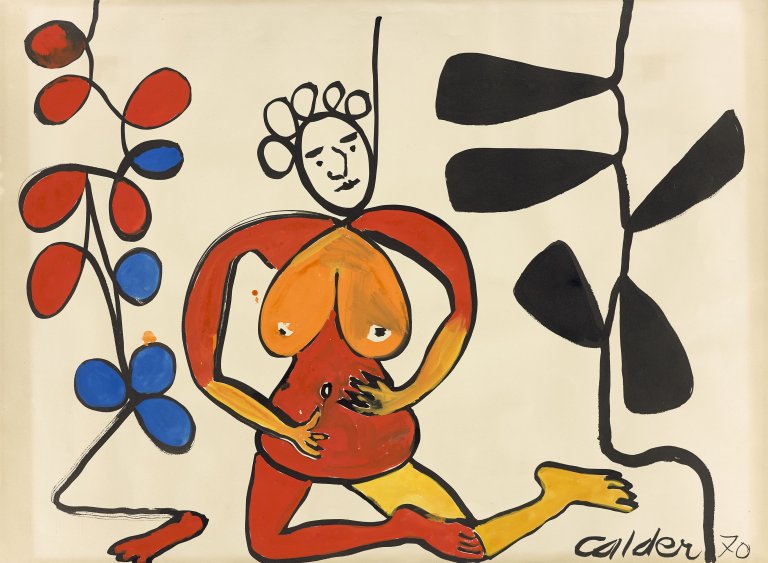 Auf diesem Bild ist das folgende Kunstwerk zu sehen: Alexander Calder. „Le Grand Tremblement“. 1970.