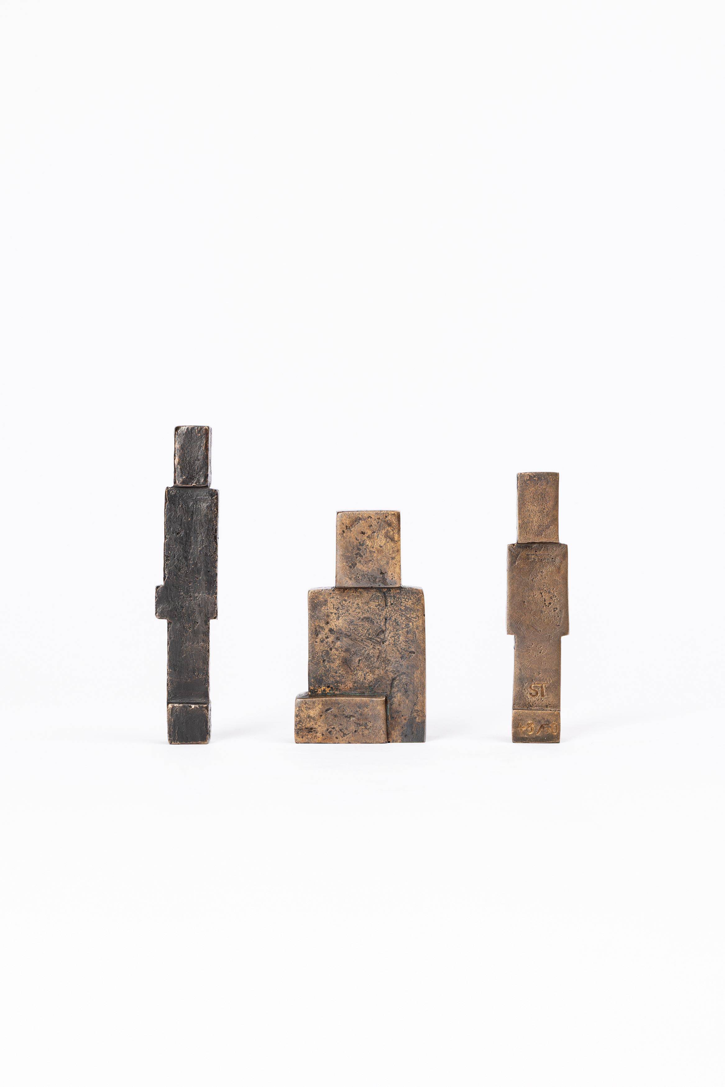 This picture shows the following artwork: Hans Steinbrenner. Untitled (figures).