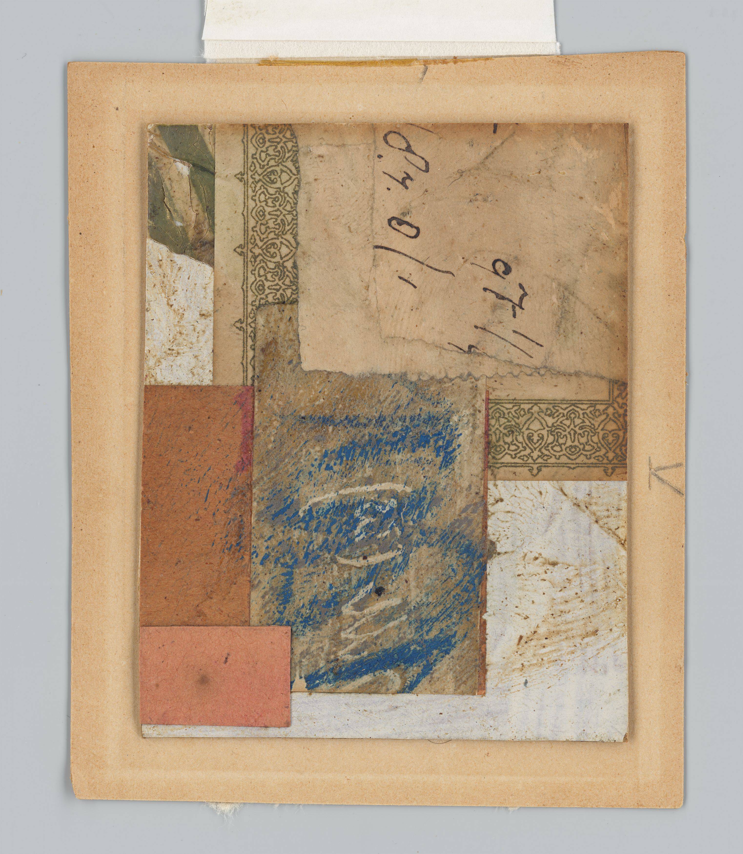 This picture shows the following artwork: Kurt Schwitters. Untitled (8.7. 0/1), Merzzeichnung. 1947.