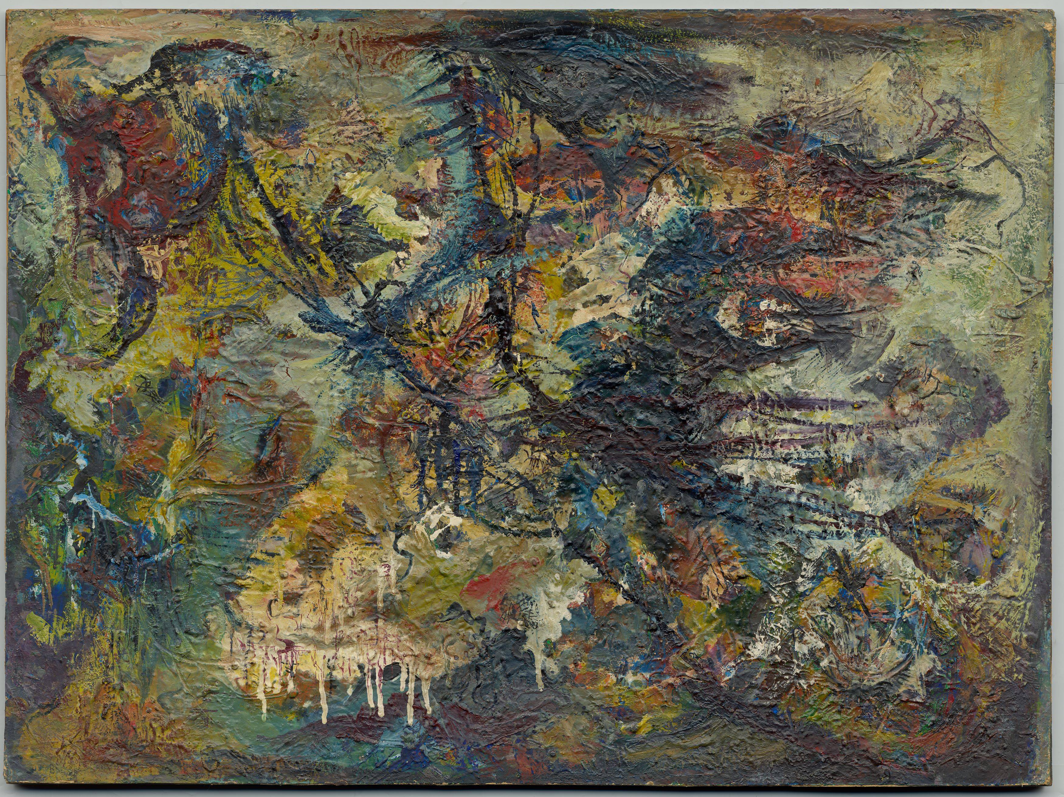 Auf diesem Bild ist das folgende Kunstwerk zu sehen: Bernard Schultze. „seit alters“. 1954.