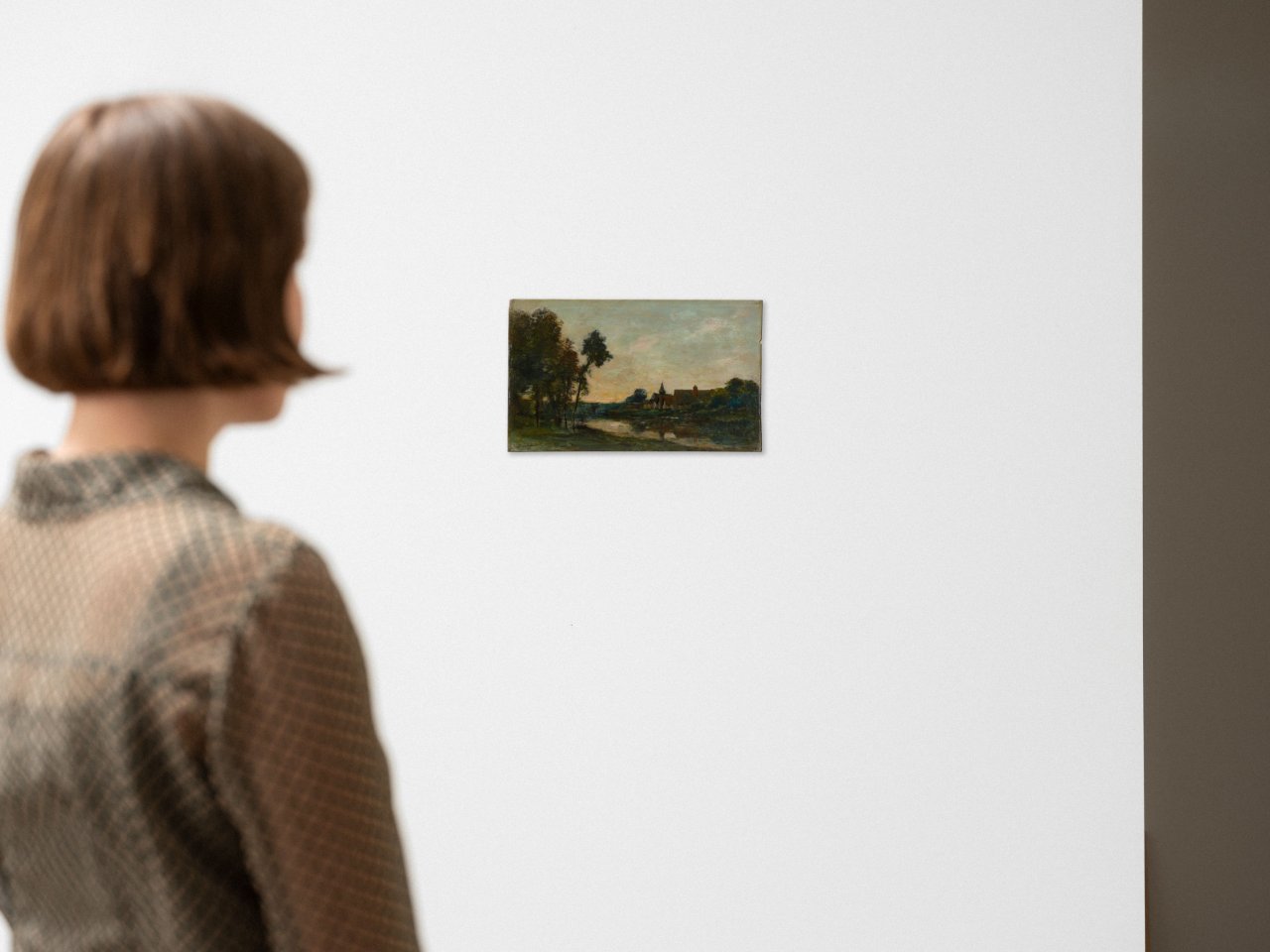 This picture shows the following artwork: Charles-François Daubigny. Evening in Porte-Joie. Circa 1875.