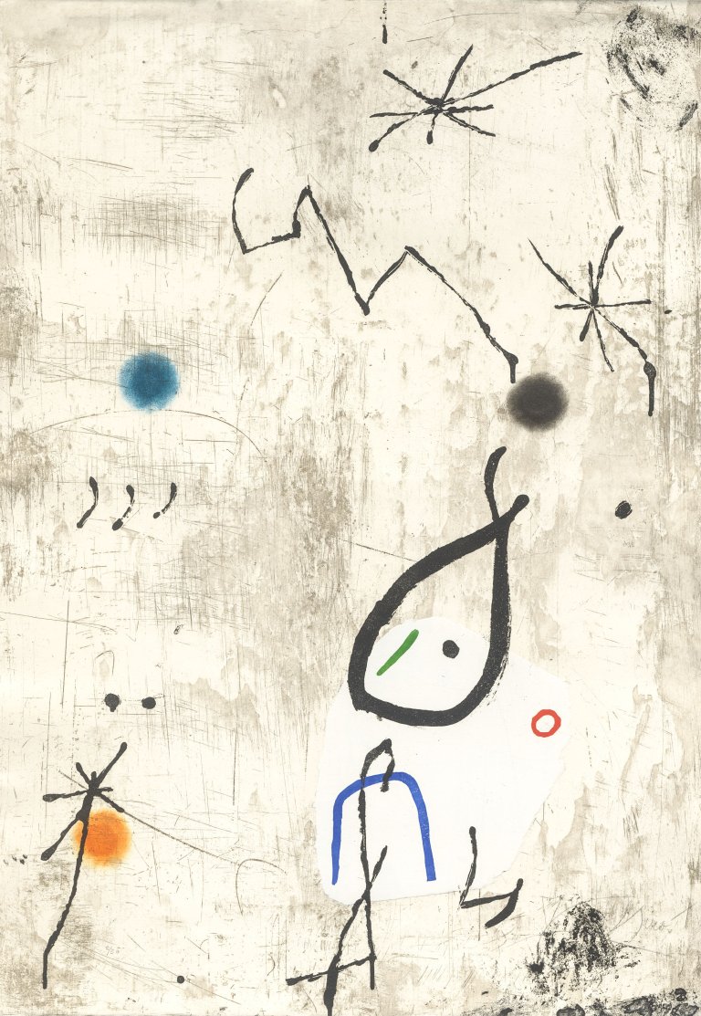 Auf diesem Bild ist das folgende Kunstwerk zu sehen: „Personatge I Estels VI“. 1979.