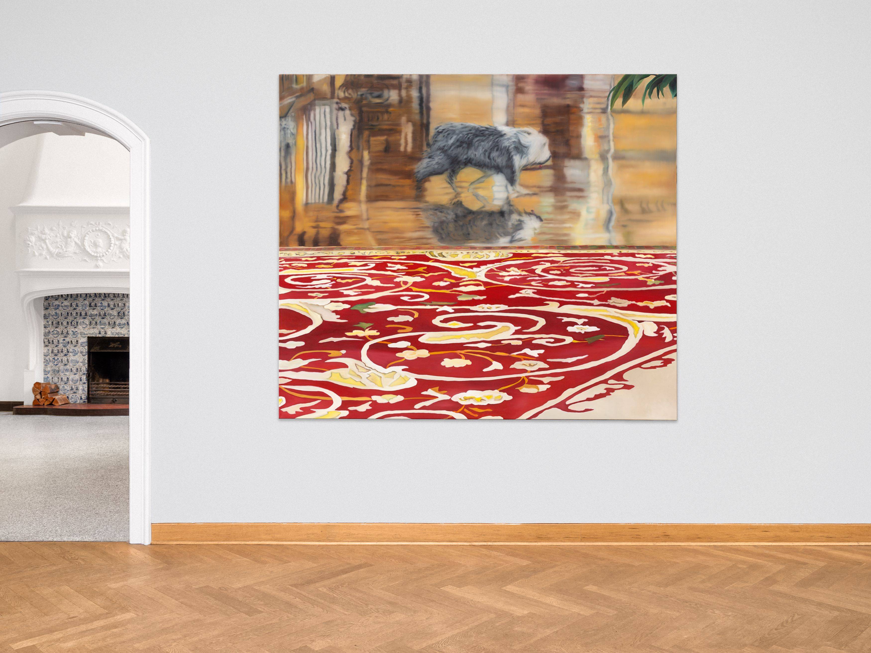 Auf diesem Bild ist das folgende Kunstwerk zu sehen: Karin Kneffel. Ohne Titel. 2005.