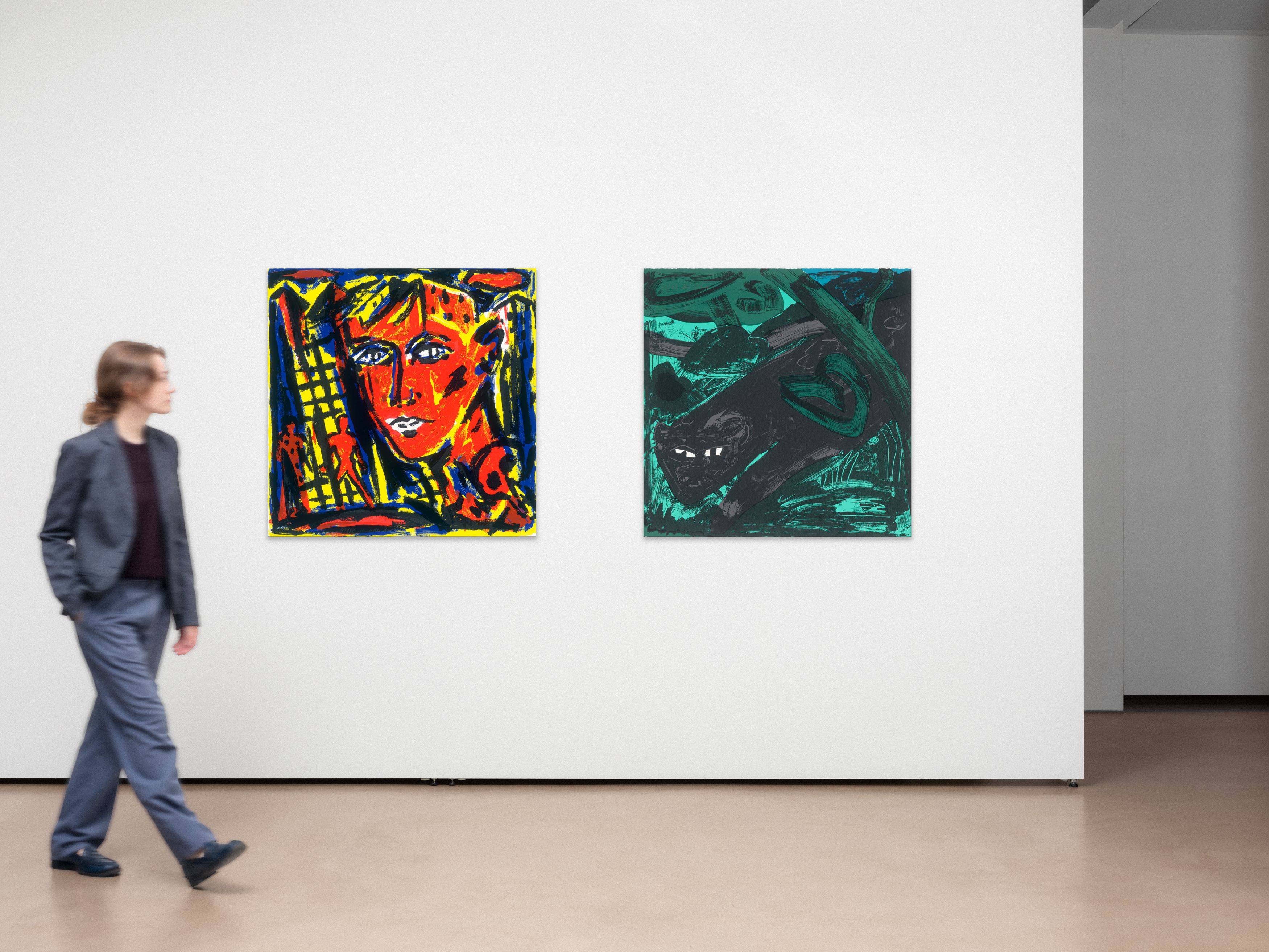 This picture shows the following artwork:  Portfolio. ”8 Für Berlin”. 1986.