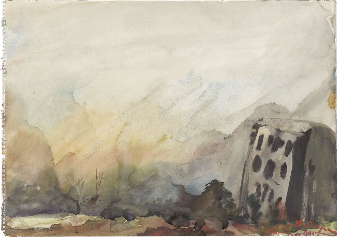 Auf diesem Bild ist das folgende Kunstwerk zu sehen: Klaus Fußmann. „Tiergarten“. 1978.