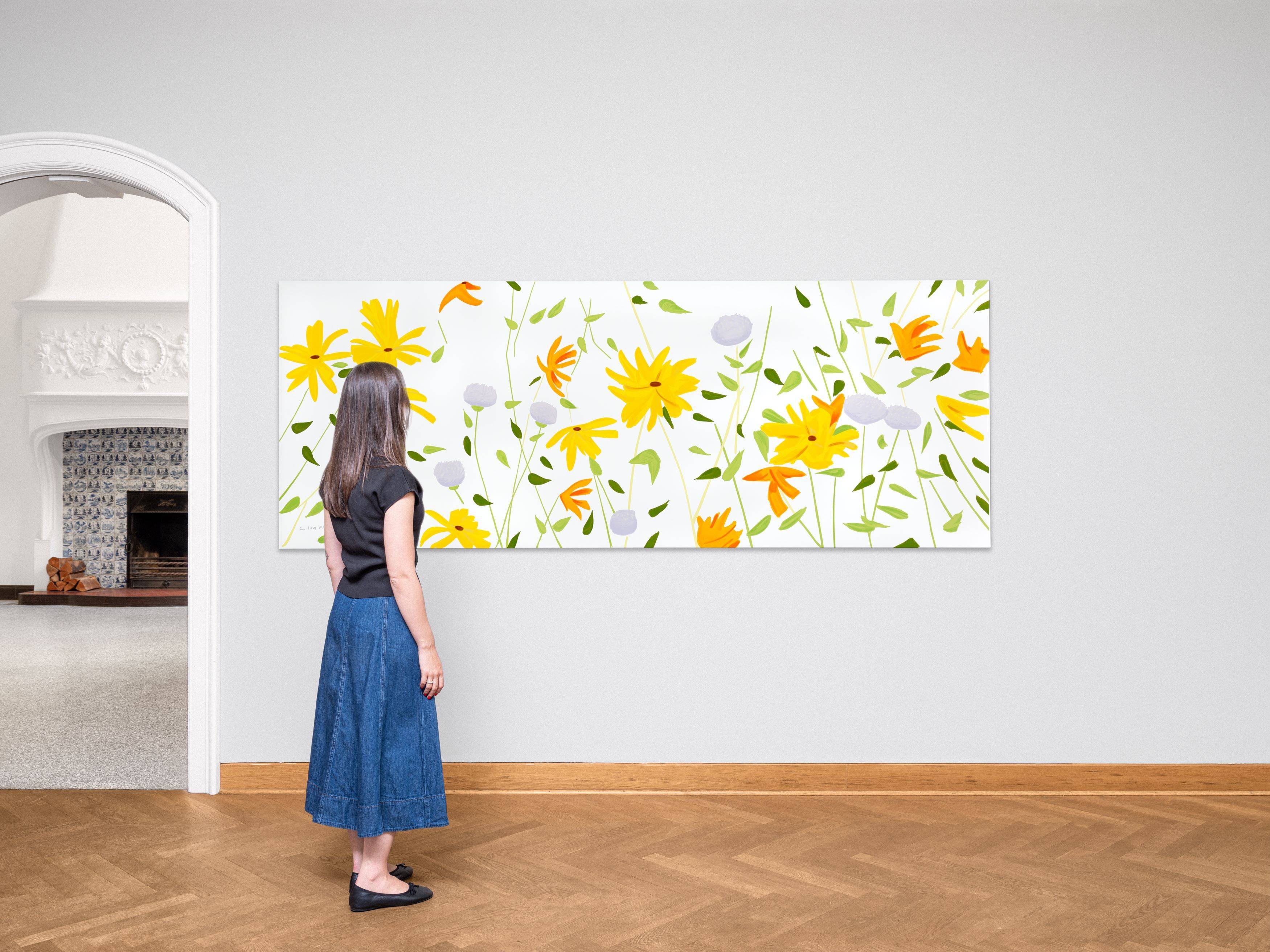 Auf diesem Bild ist das folgende Kunstwerk zu sehen: Alex Katz. „Summer Flowers“. 2018.