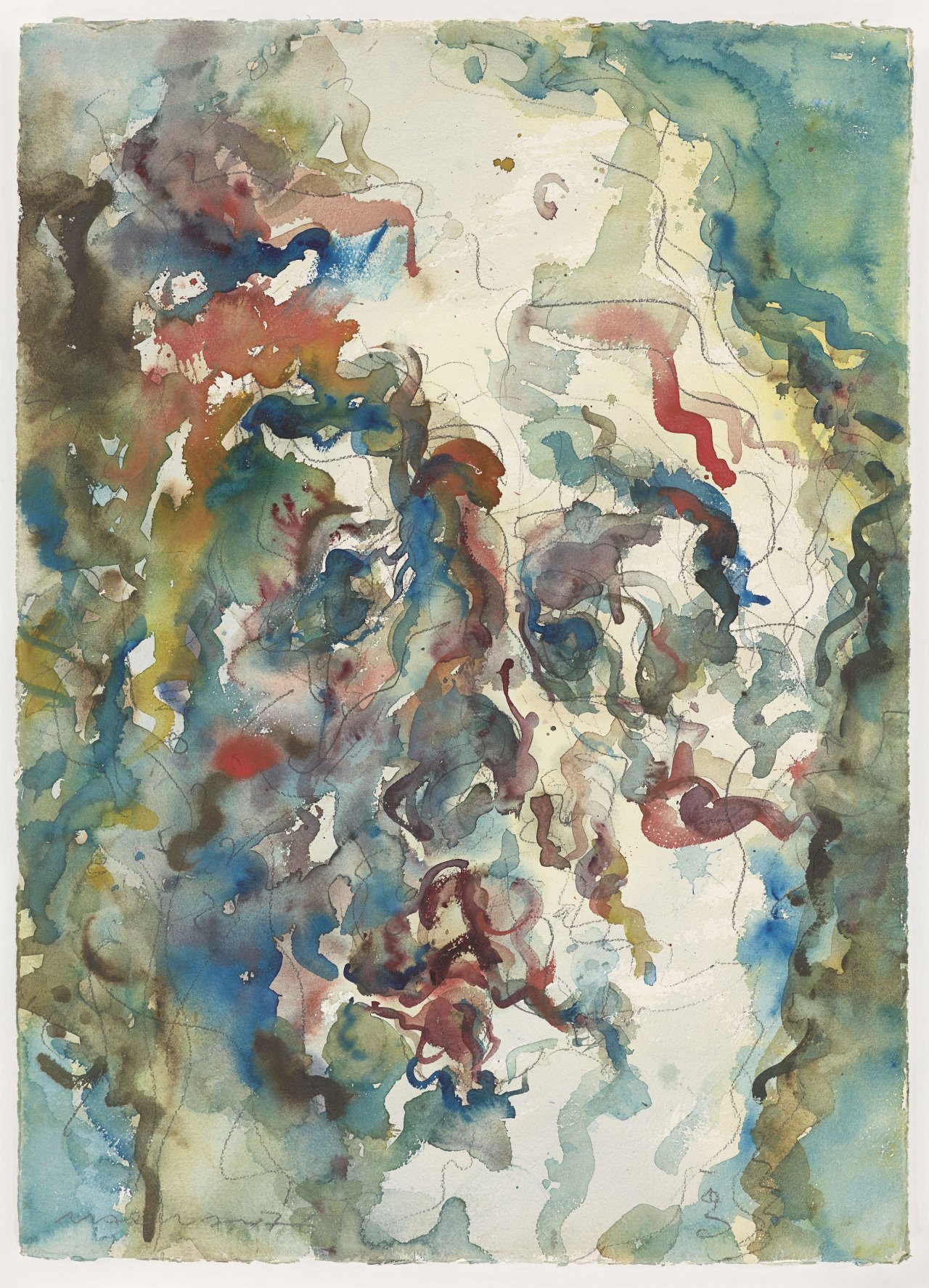 This picture shows the following artwork:  Marwan. Untitled. 1976.