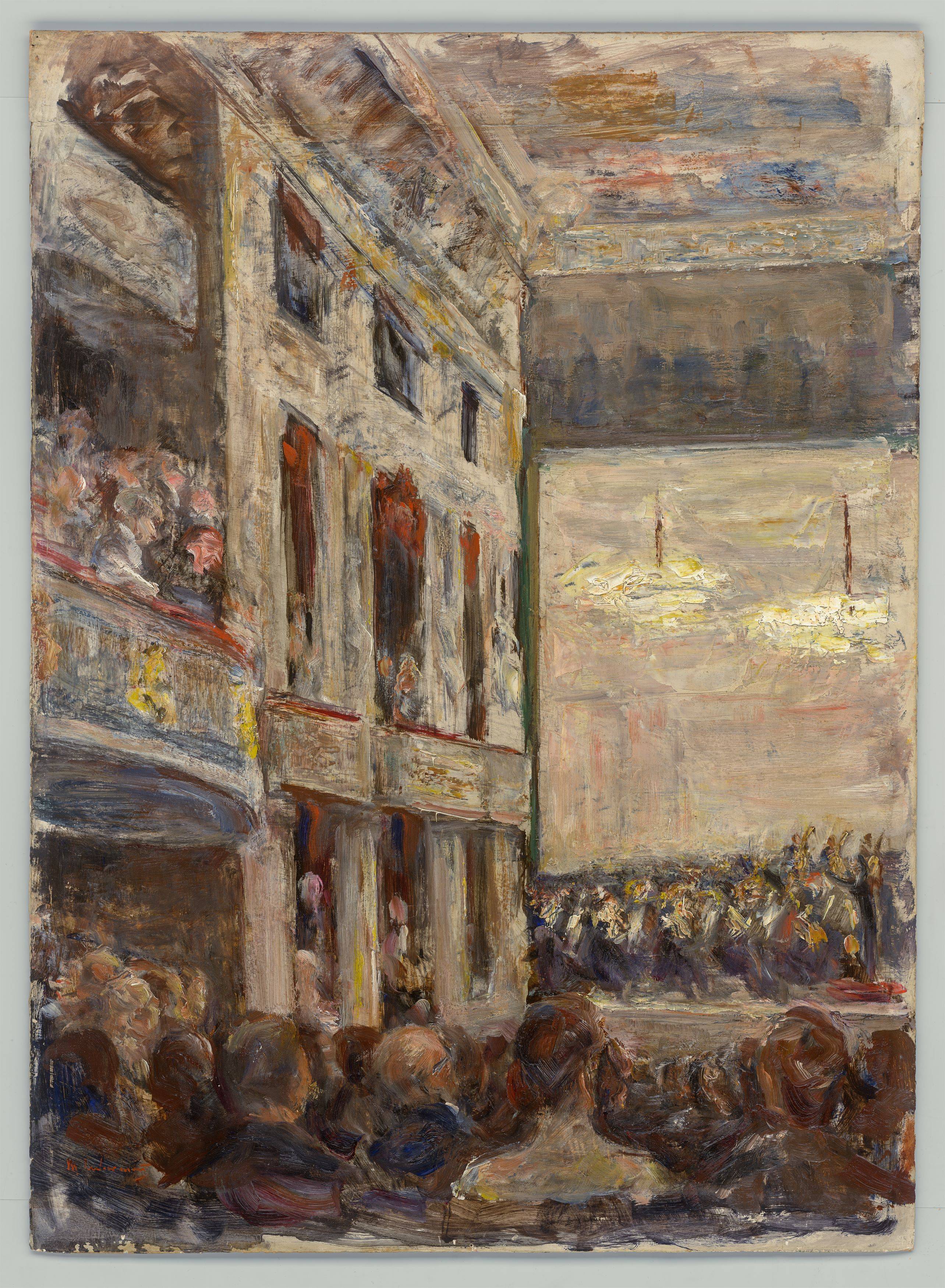 This picture shows the following artwork: Max Liebermann. ”Konzert in der Oper”. 1924.