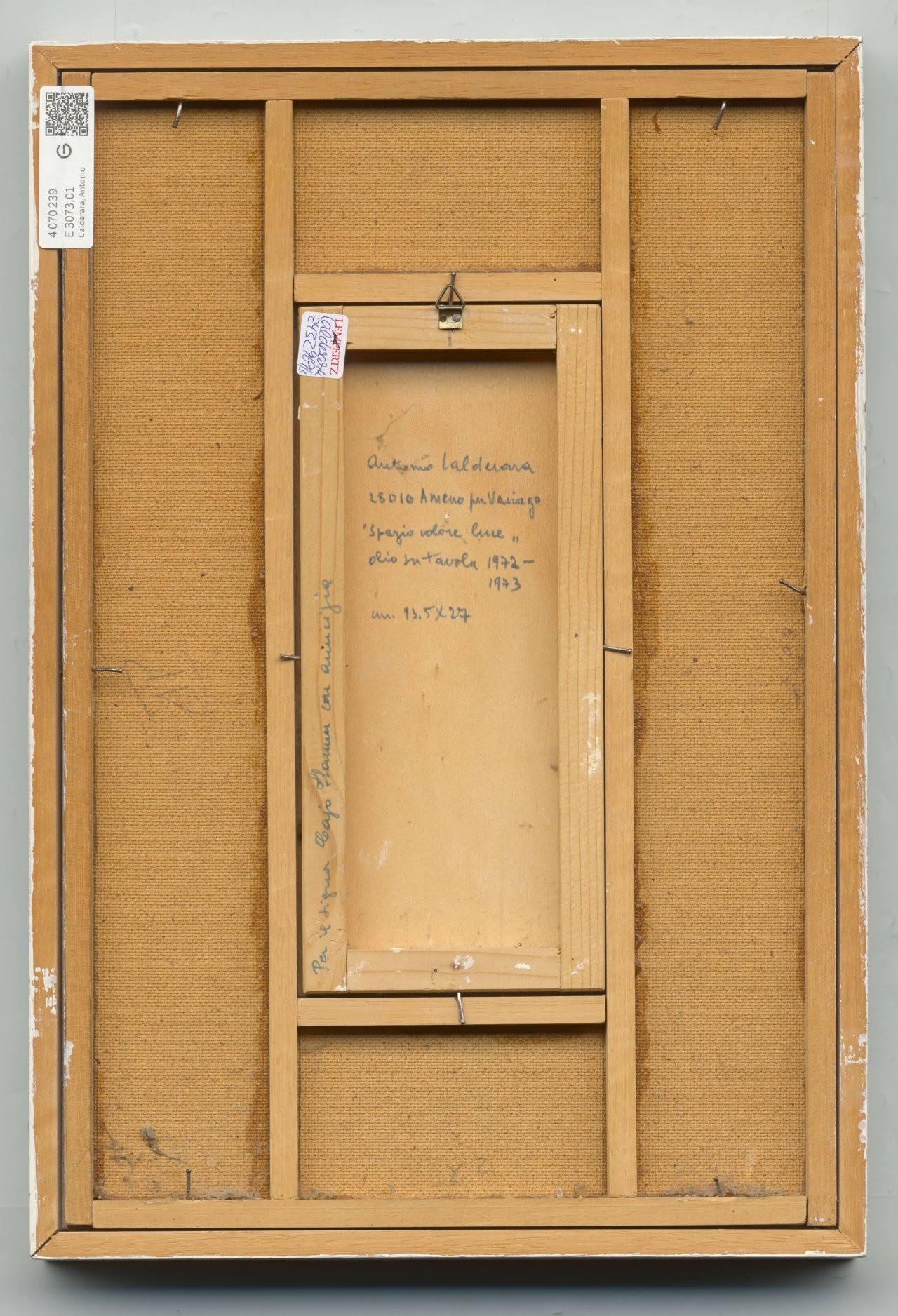 This picture shows the following artwork: Antonio Calderara. ”Spazio colore luce”. 1972/73.