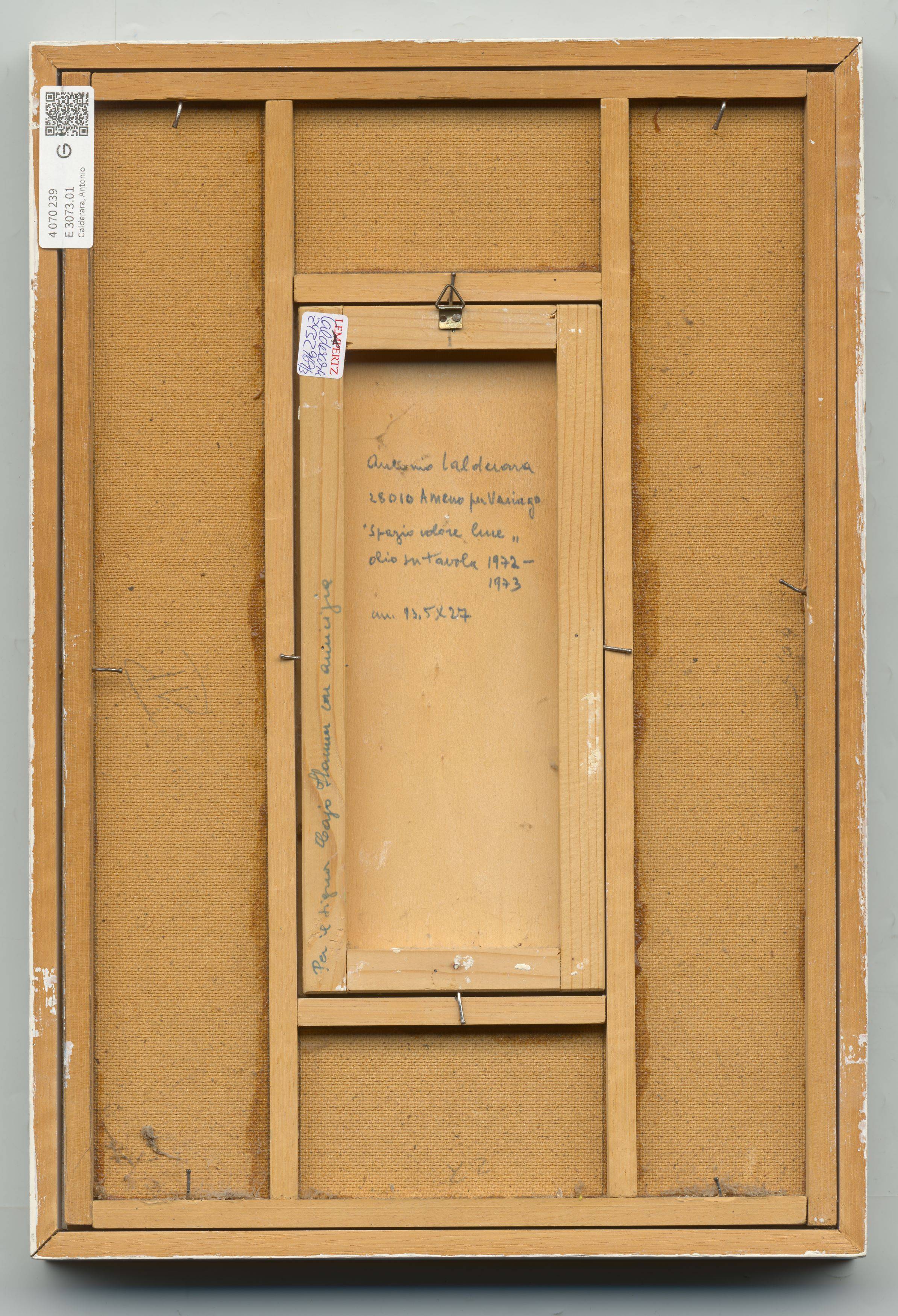 This picture shows the following artwork: Antonio Calderara. ”Spazio colore luce”. 1972/73.