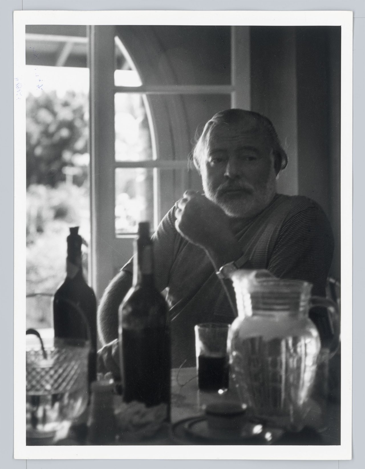 This picture shows the following artwork: Inge Feltrinelli. Ernest Hemingway. 1953.