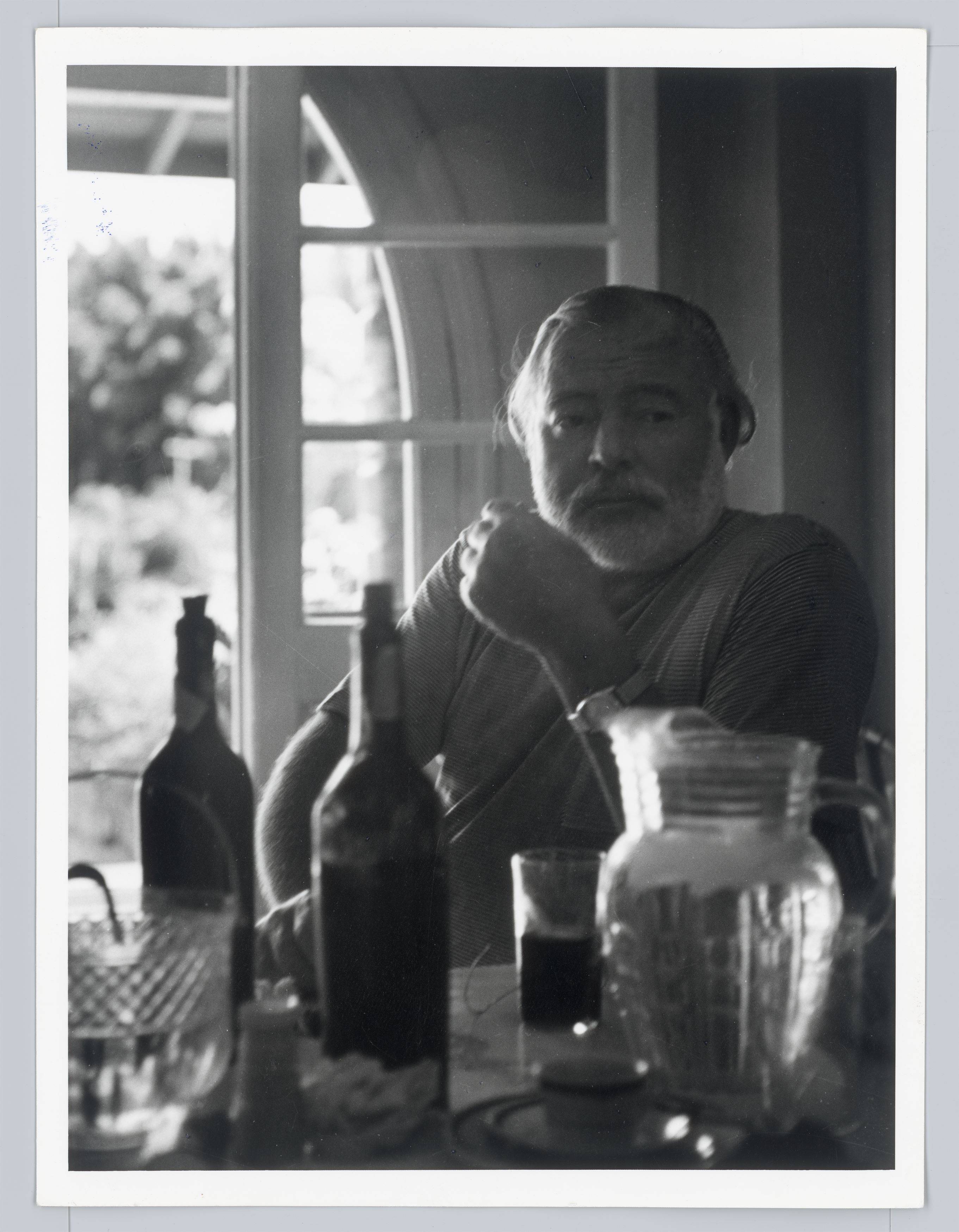 This picture shows the following artwork: Inge Feltrinelli. Ernest Hemingway. 1953.