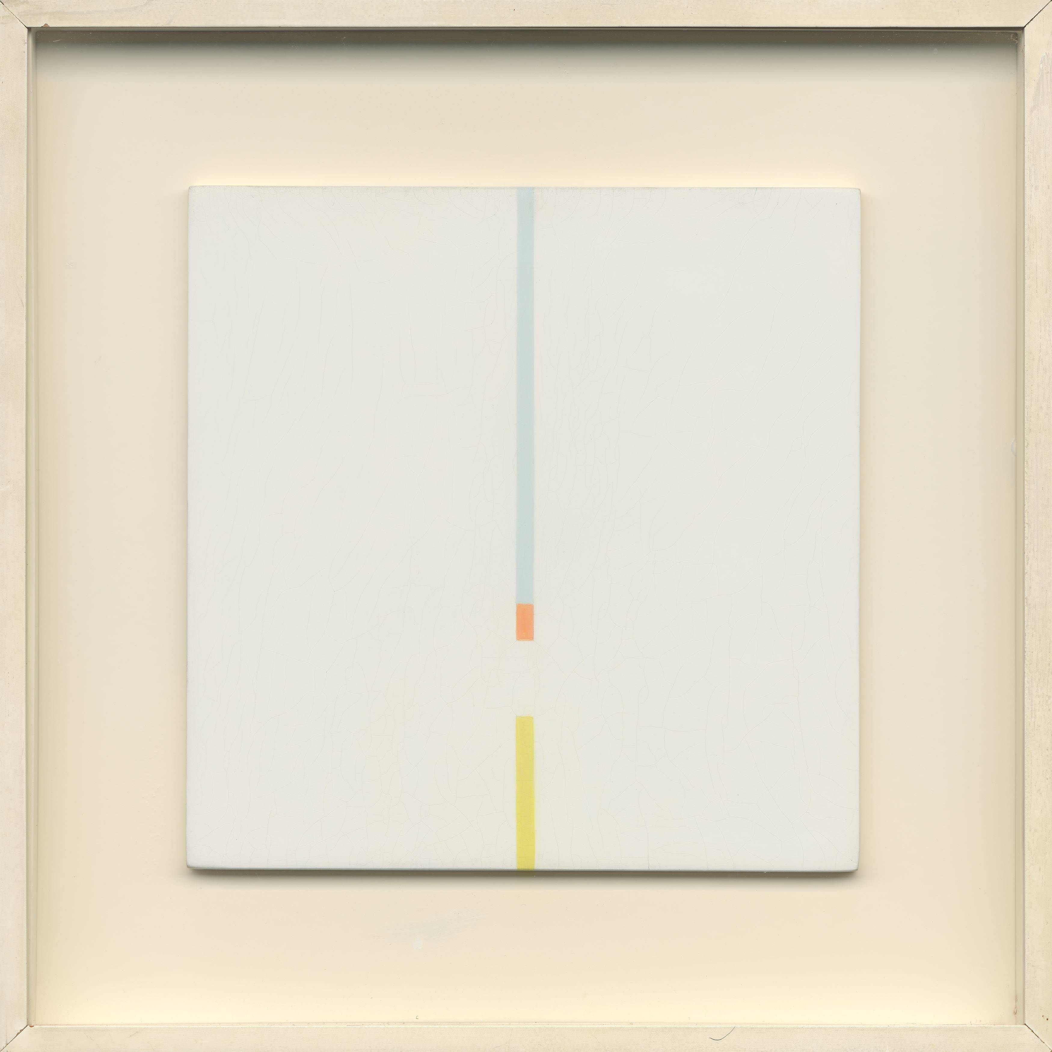 Auf diesem Bild ist das folgende Kunstwerk zu sehen: Antonio Calderara. „Tensione verticale interrotta“. 1967/68.