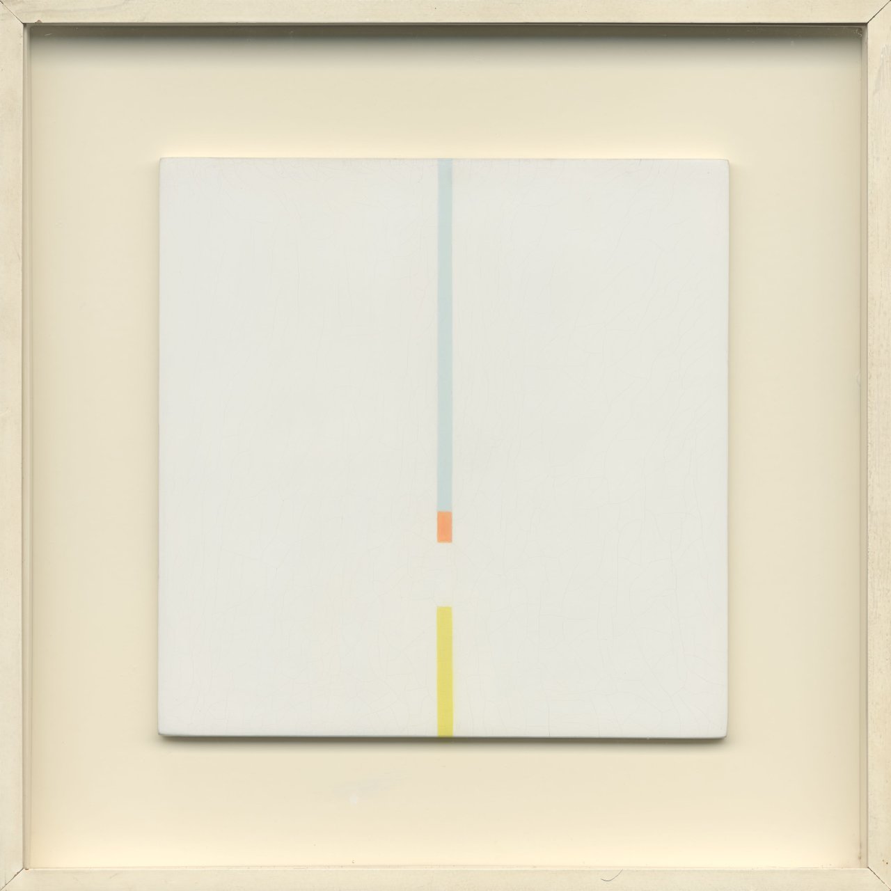 Auf diesem Bild ist das folgende Kunstwerk zu sehen: Antonio Calderara. „Tensione verticale interrotta“. 1967/68.