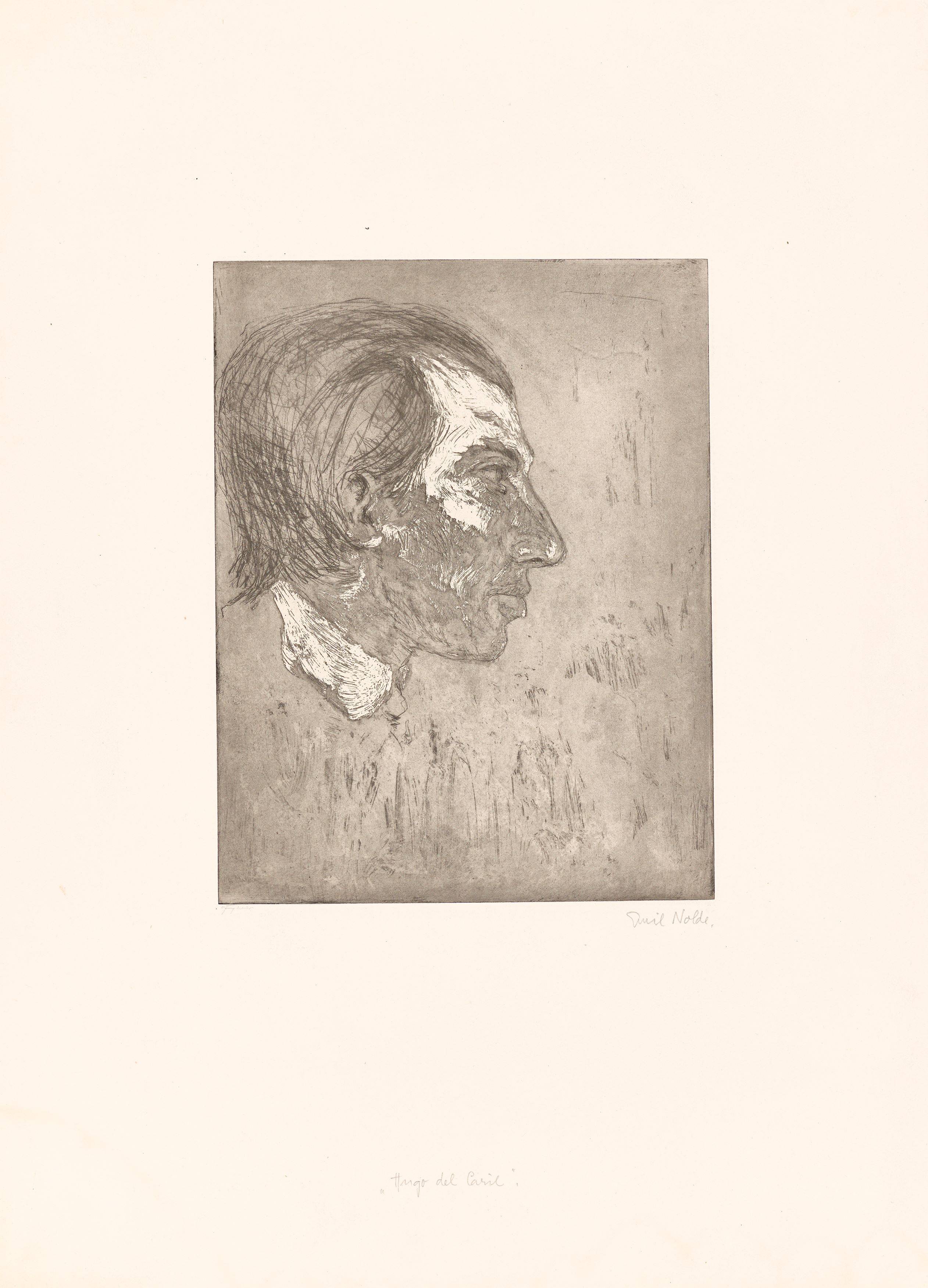 This picture shows the following artwork: Emil Nolde. ”Hugo del Caril”. 1908.
