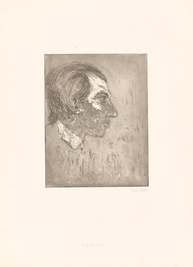 This picture shows the following artwork: Emil Nolde. ”Hugo del Caril”. 1908.