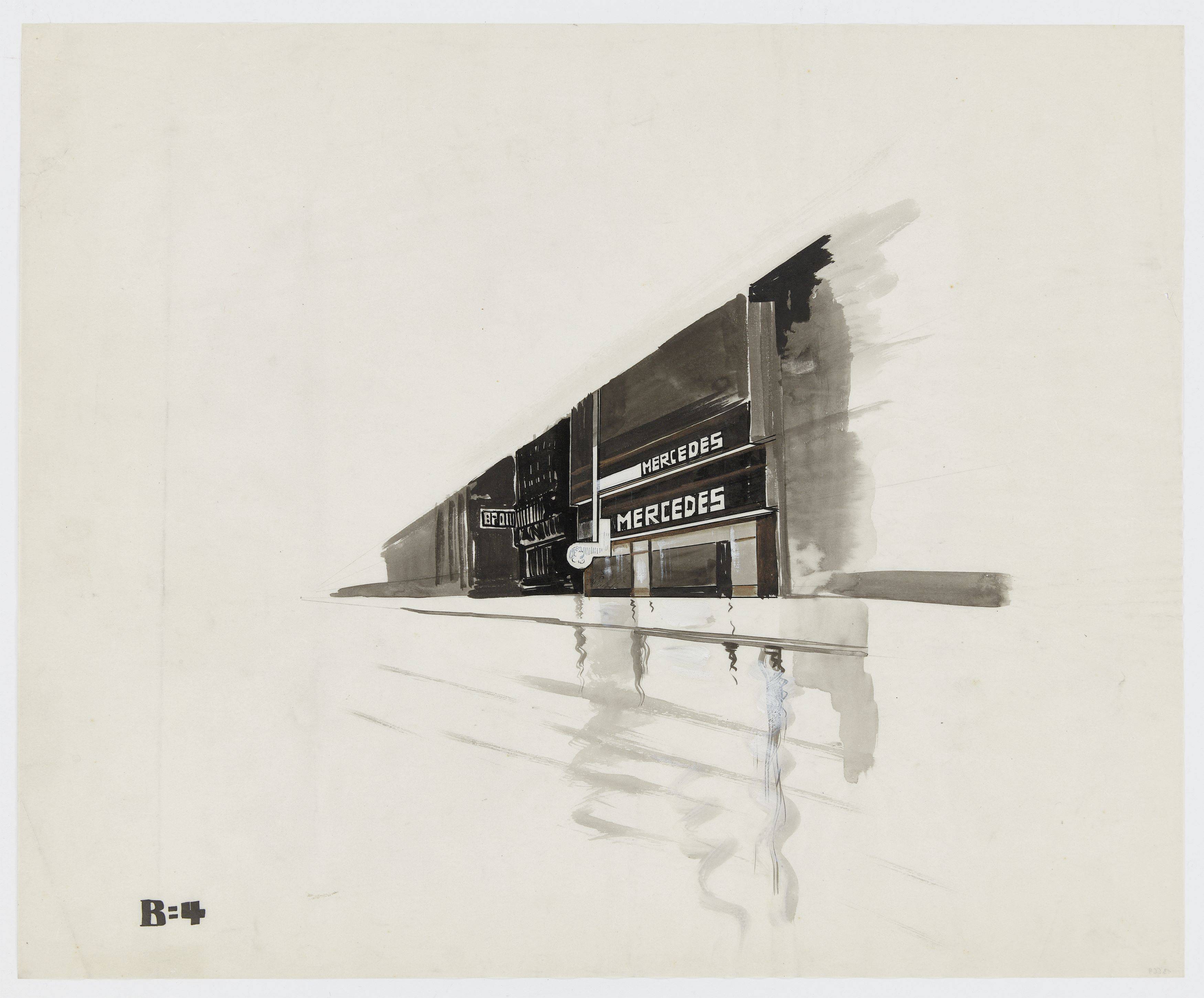 This picture shows the following artwork: Robert Michel. Mercedes (B=4).