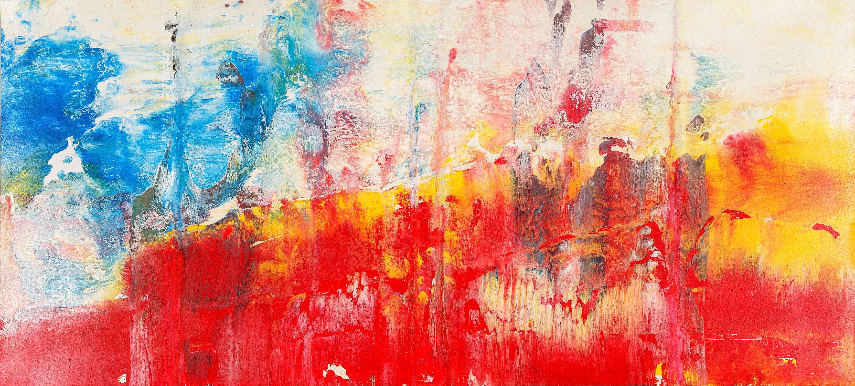This picture shows the following artwork: Gerhard Richter. ”Eis”. 1981.